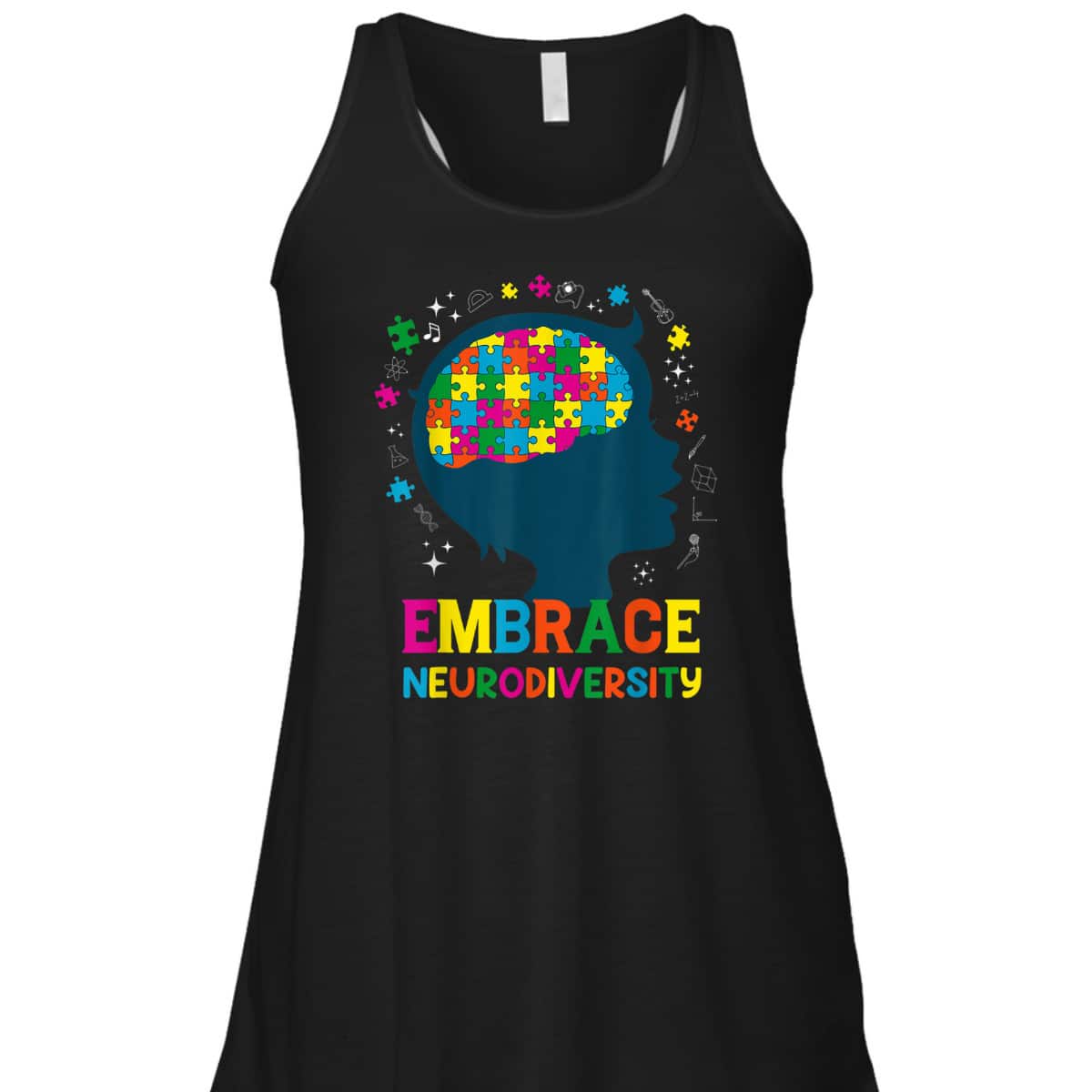 Embrace Neurodiversity Autism Awareness ADHD T-Shirt