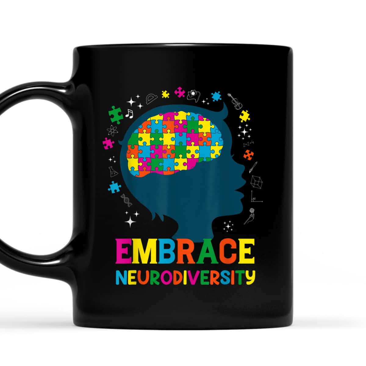 Embrace Neurodiversity Autism Awareness ADHD T-Shirt