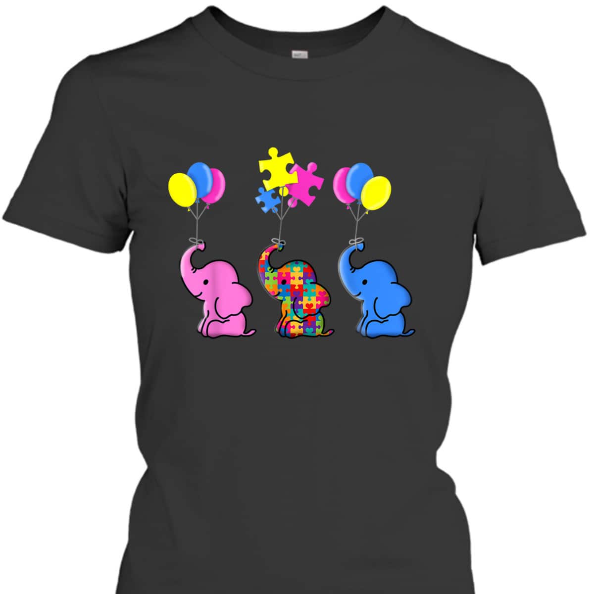 Autism Elephant Gift Autism Awareness Sensory T-Shirt Autism Elephant Gift Autism Awareness Sensory T-Shirt