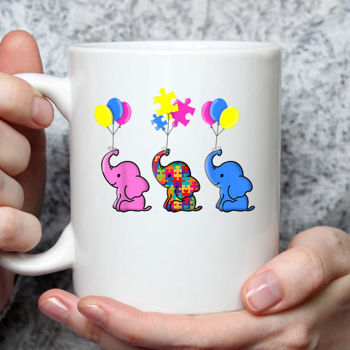 Autism Elephant Gift Autism Awareness Sensory T-Shirt Autism Elephant Gift Autism Awareness Sensory T-Shirt