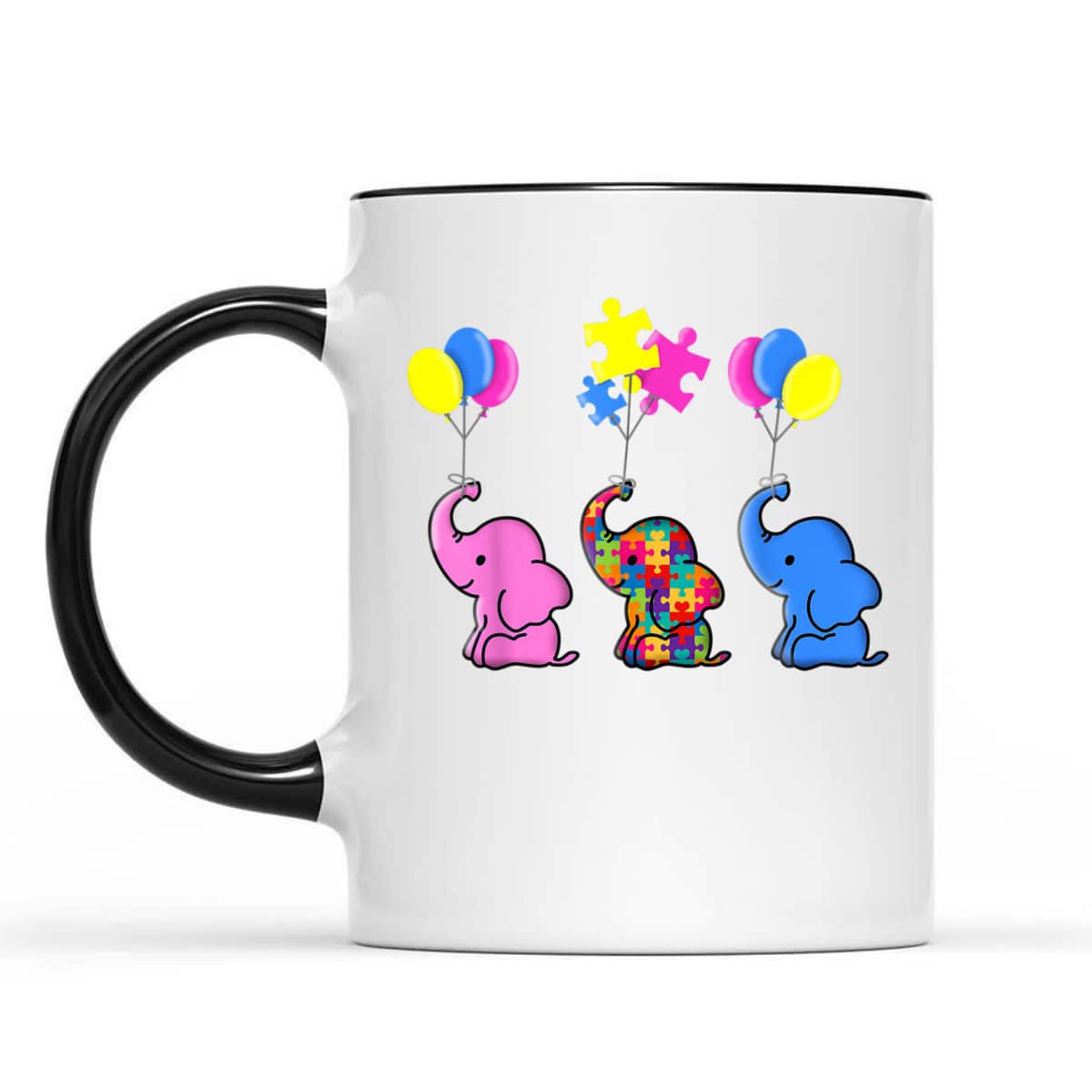 Autism Elephant Gift Autism Awareness Sensory T-Shirt