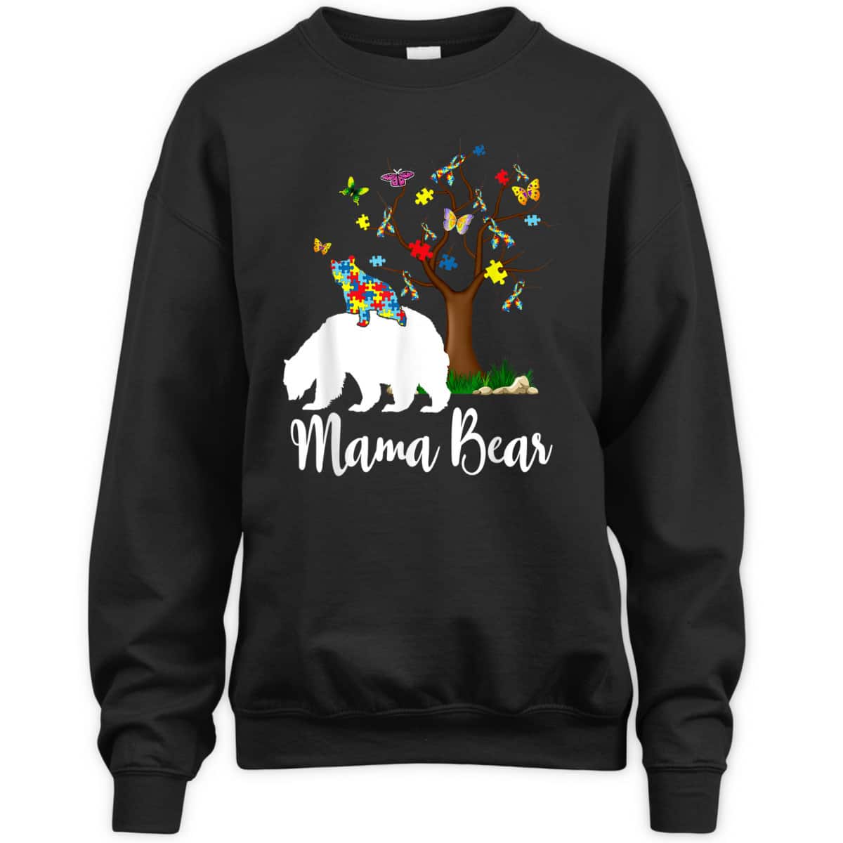 Mama Bear Autism Awareness Love Support T-Shirt Mama Bear Autism Awareness Love Support T-Shirt