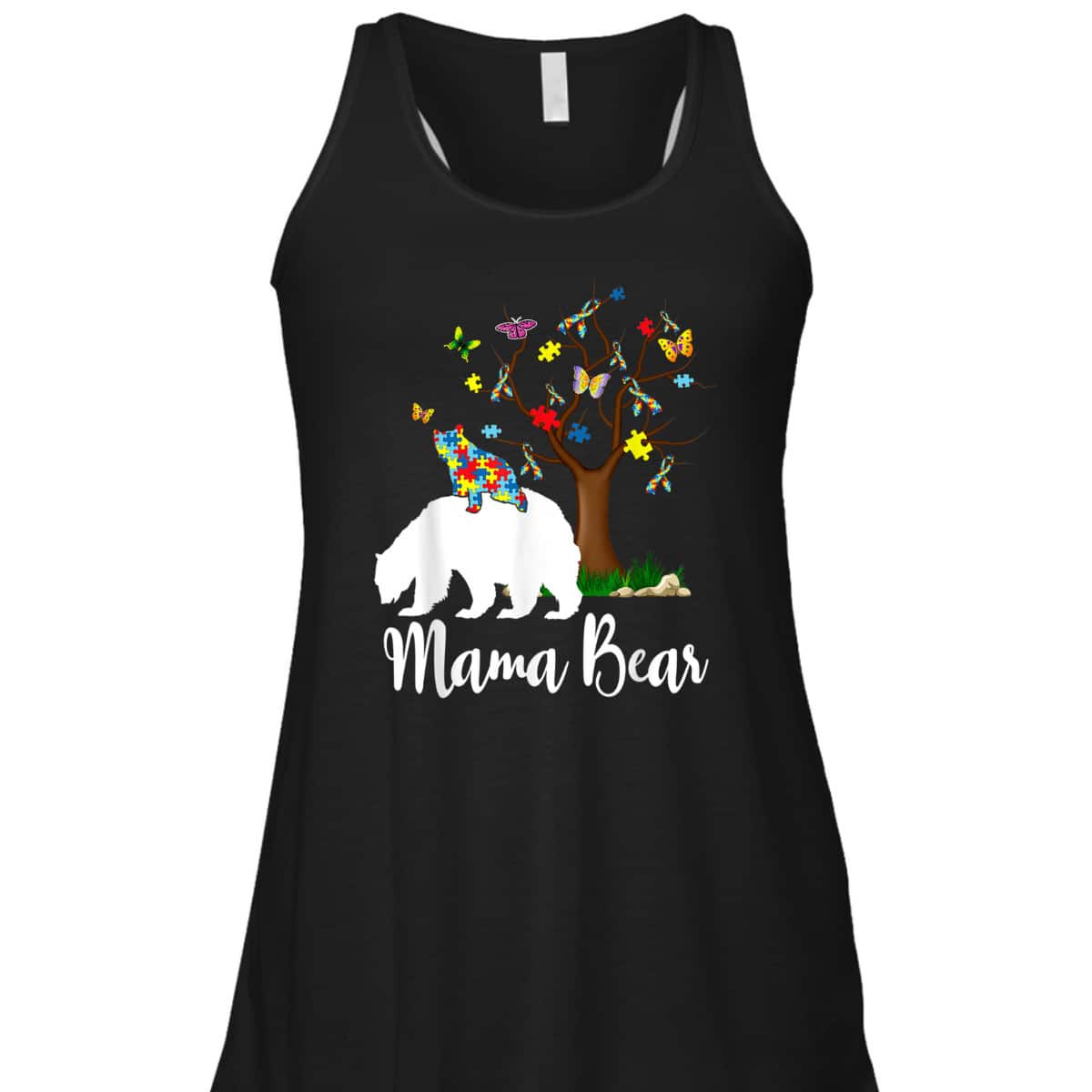 Mama Bear Autism Awareness Love Support T-Shirt Mama Bear Autism Awareness Love Support T-Shirt