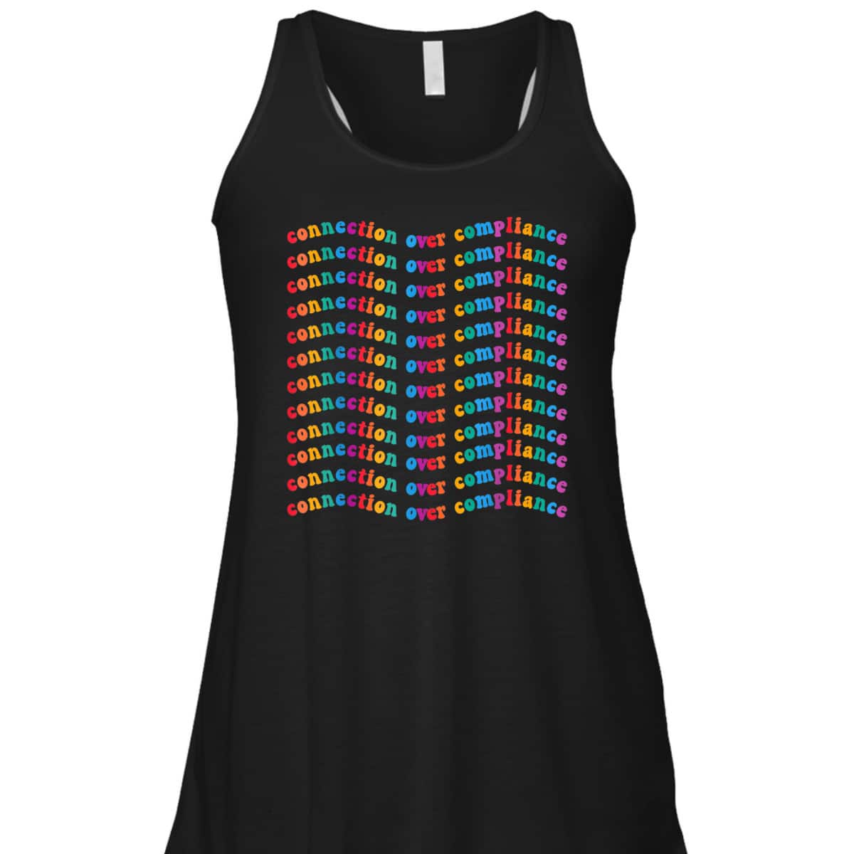 Connection Over Compliance Autism Awareness Mental Health T-Shirt