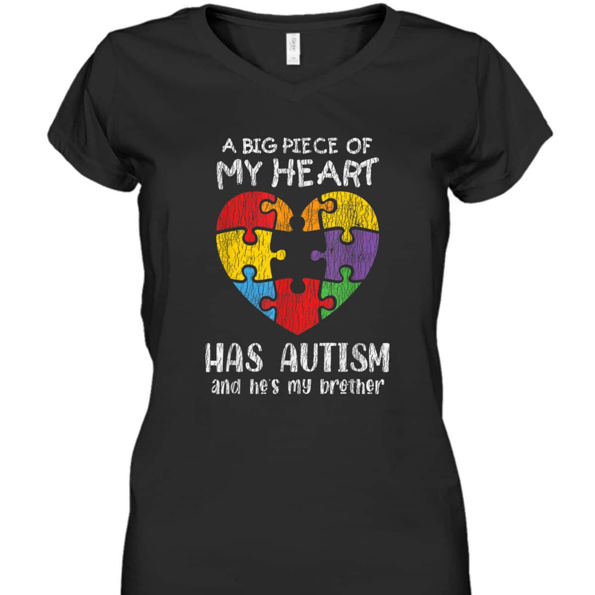 Autism Awareness - Sister Brother Autistic Kids Awareness T-Shirt Autism Awareness - Sister Brother Autistic Kids Awareness T-Shirt