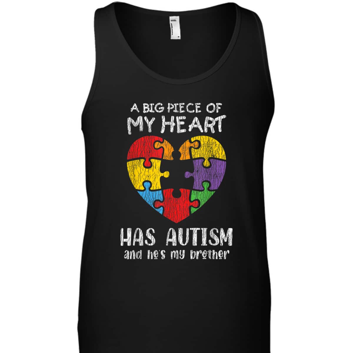 Autism Awareness - Sister Brother Autistic Kids Awareness T-Shirt