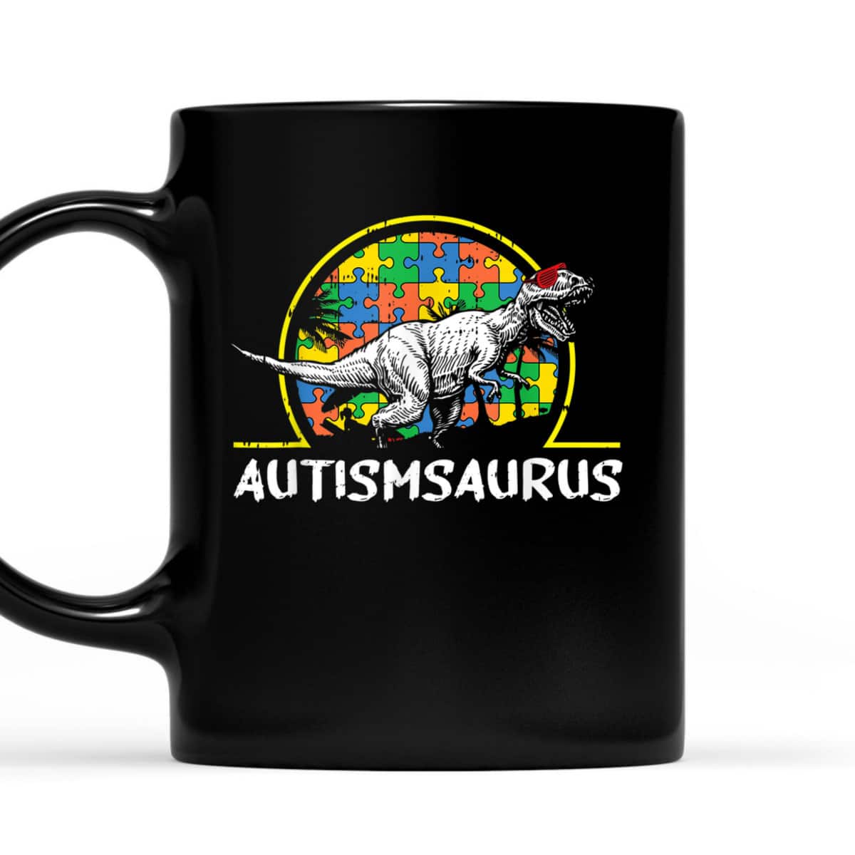 Dino-saur Autism Awareness Gifts For Kids Cute T-Rex Saurus T-Shirt