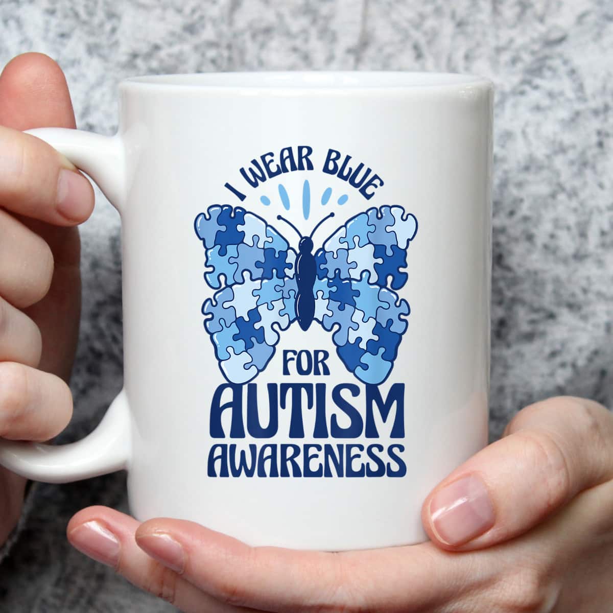 Autism Awareness Blue Puzzle Butterfly Autism Awareness T-Shirt Autism Awareness Blue Puzzle Butterfly Autism Awareness T-Shirt