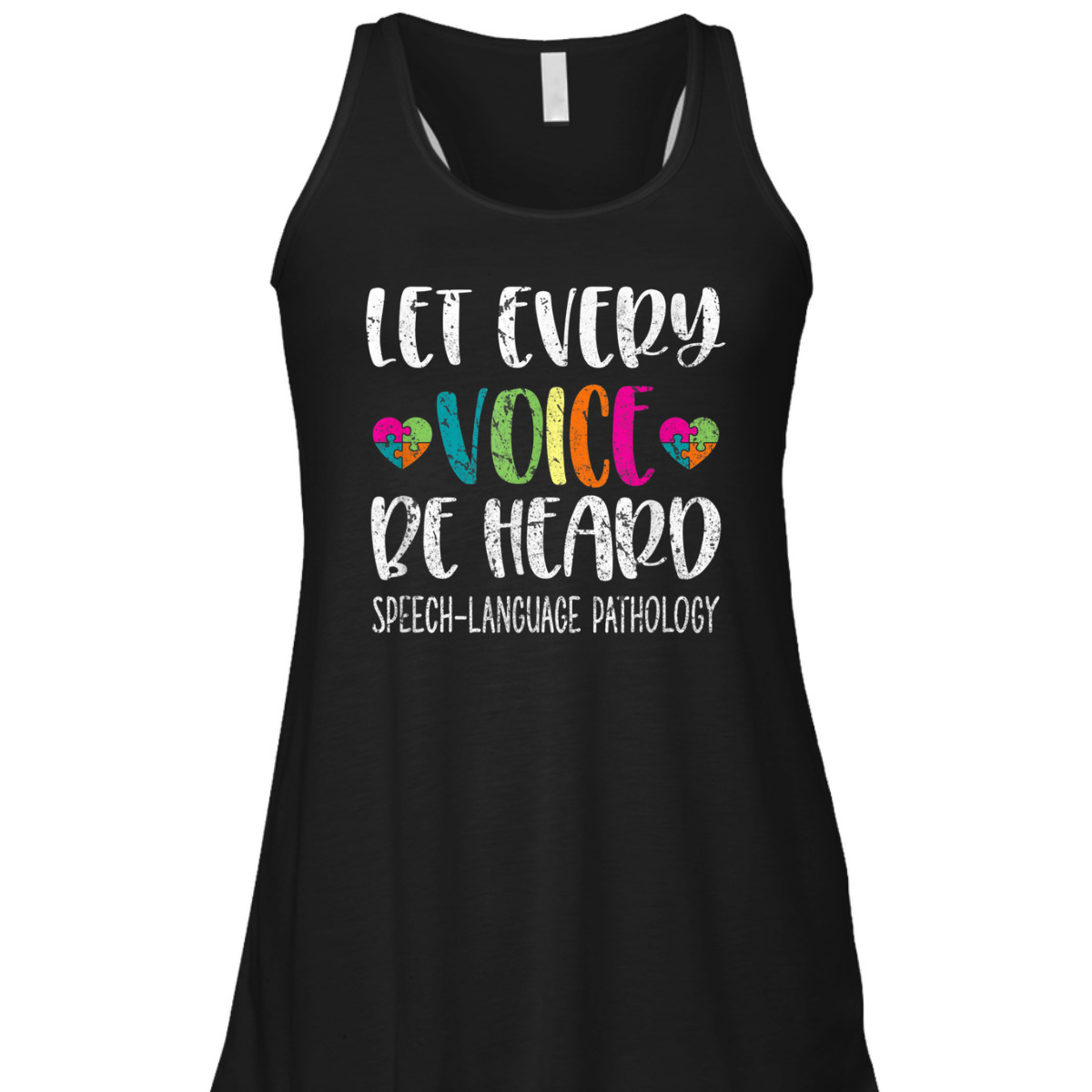 Autism Awareness Let Every Voice Be Heart Speech LAnguage Pathology T-Shirt Autism Awareness Let Every Voice Be Heart Speech LAnguage Pathology T-Shirt