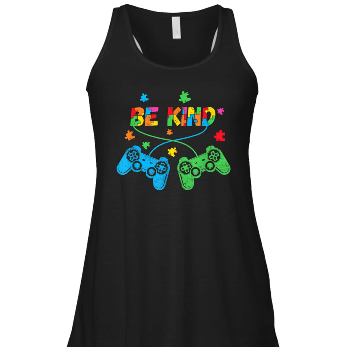 Vintage Video Gamer Puzzle Piece Autism Awareness Be Kind T-Shirt Vintage Video Gamer Puzzle Piece Autism Awareness Be Kind T-Shirt