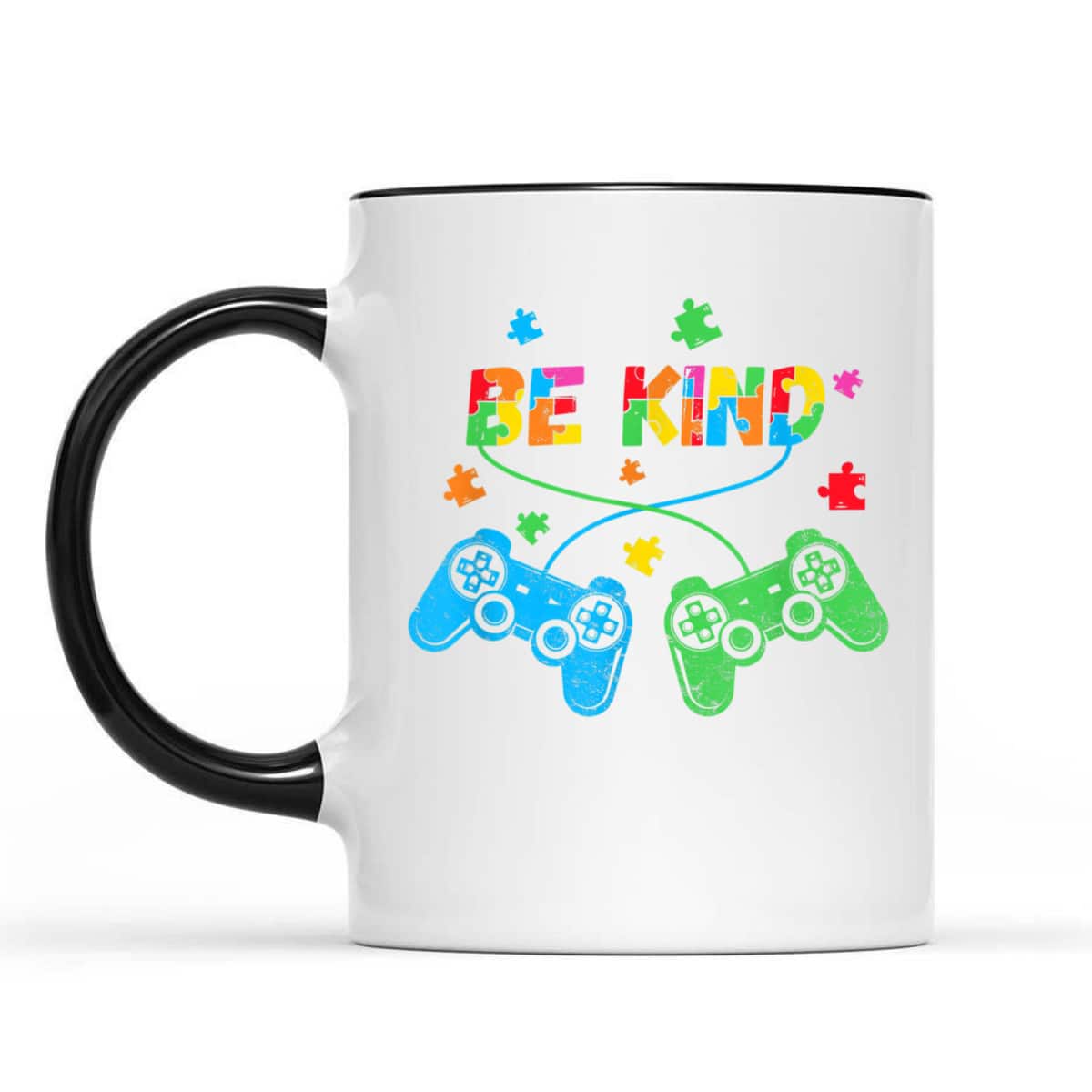 Vintage Video Gamer Puzzle Piece Autism Awareness Be Kind T-Shirt Vintage Video Gamer Puzzle Piece Autism Awareness Be Kind T-Shirt