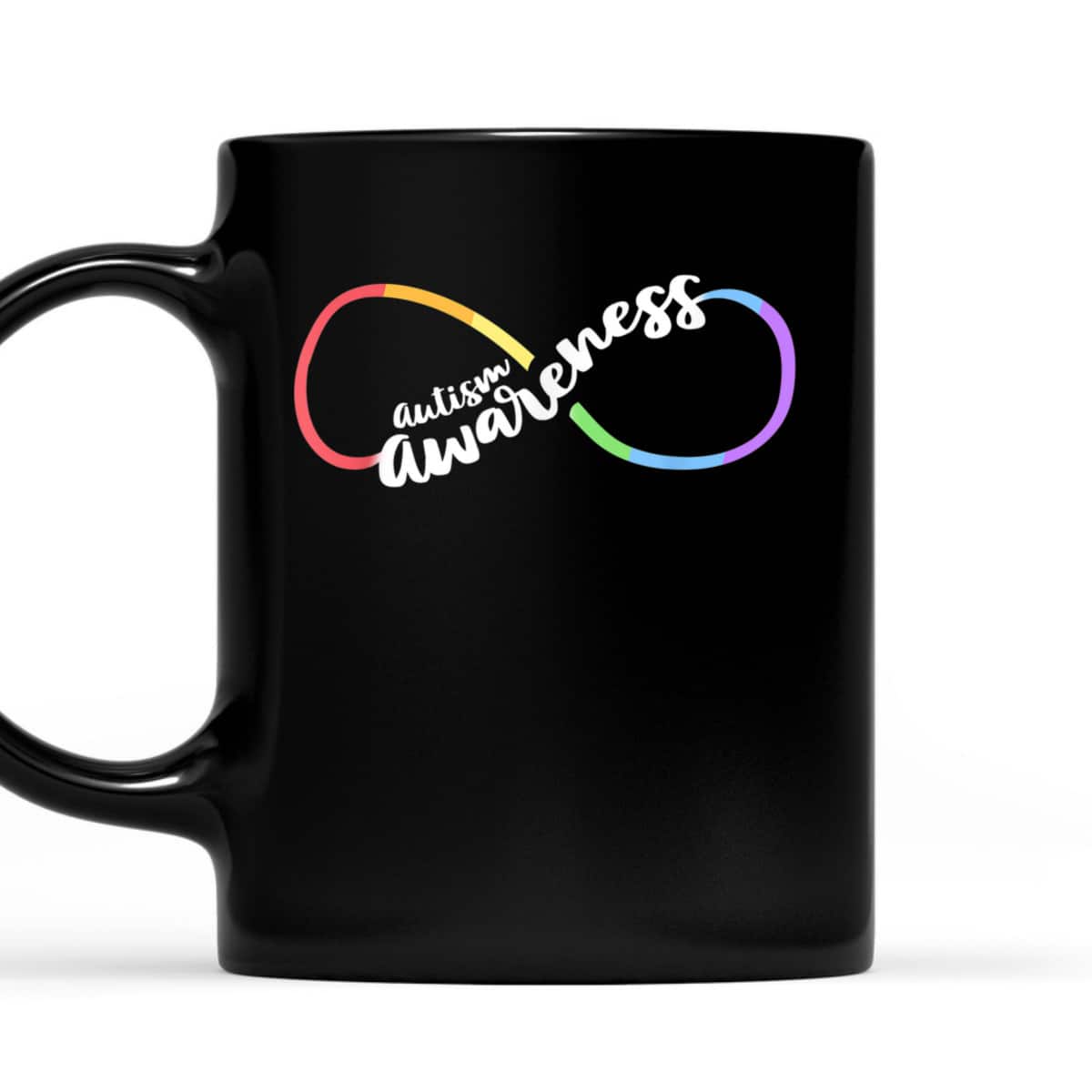Autism Awareness Autistic Acceptance Rainbow Infinity Symbol T-Shirt