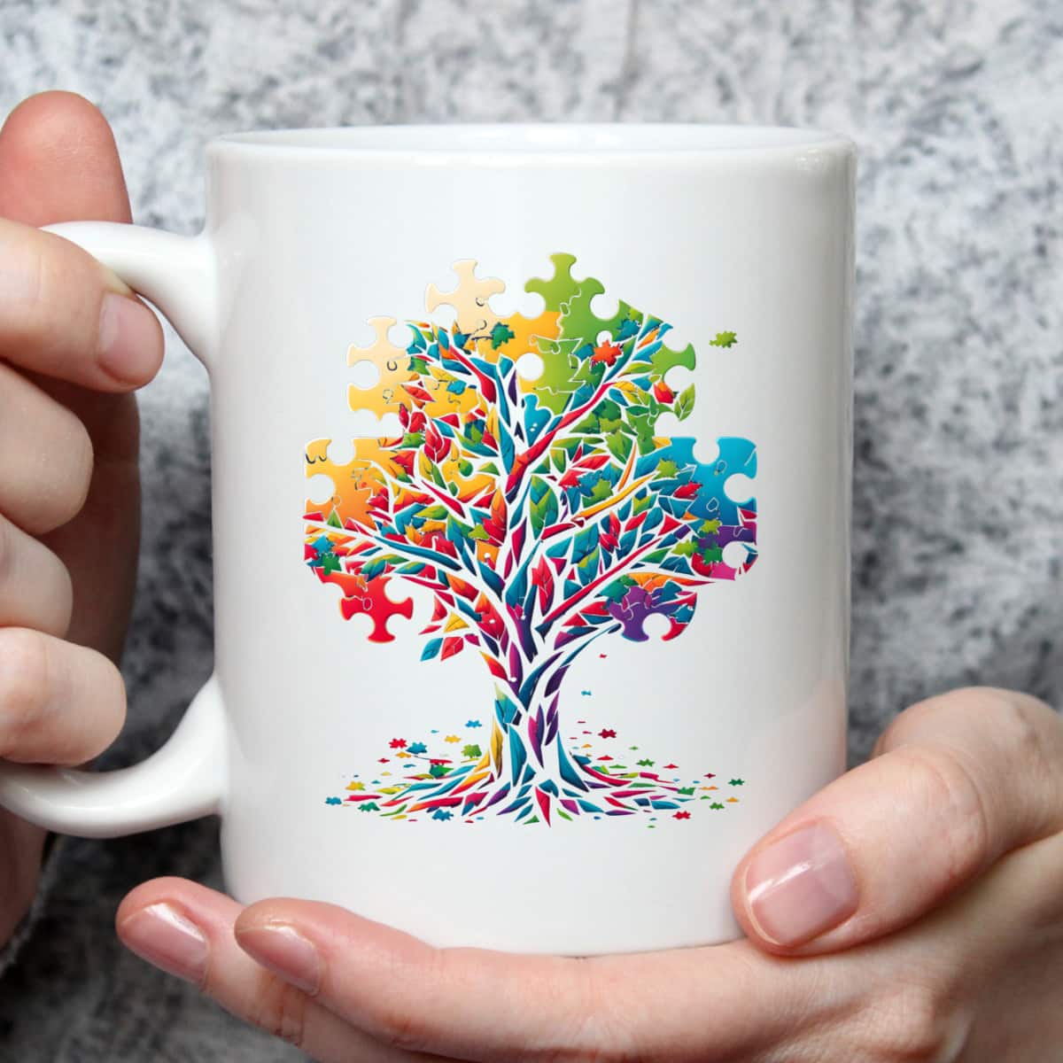 Neurodiversity Autism Awareness Colorful Tree Puzzle Pieces T-Shirt Neurodiversity Autism Awareness Colorful Tree Puzzle Pieces T-Shirt