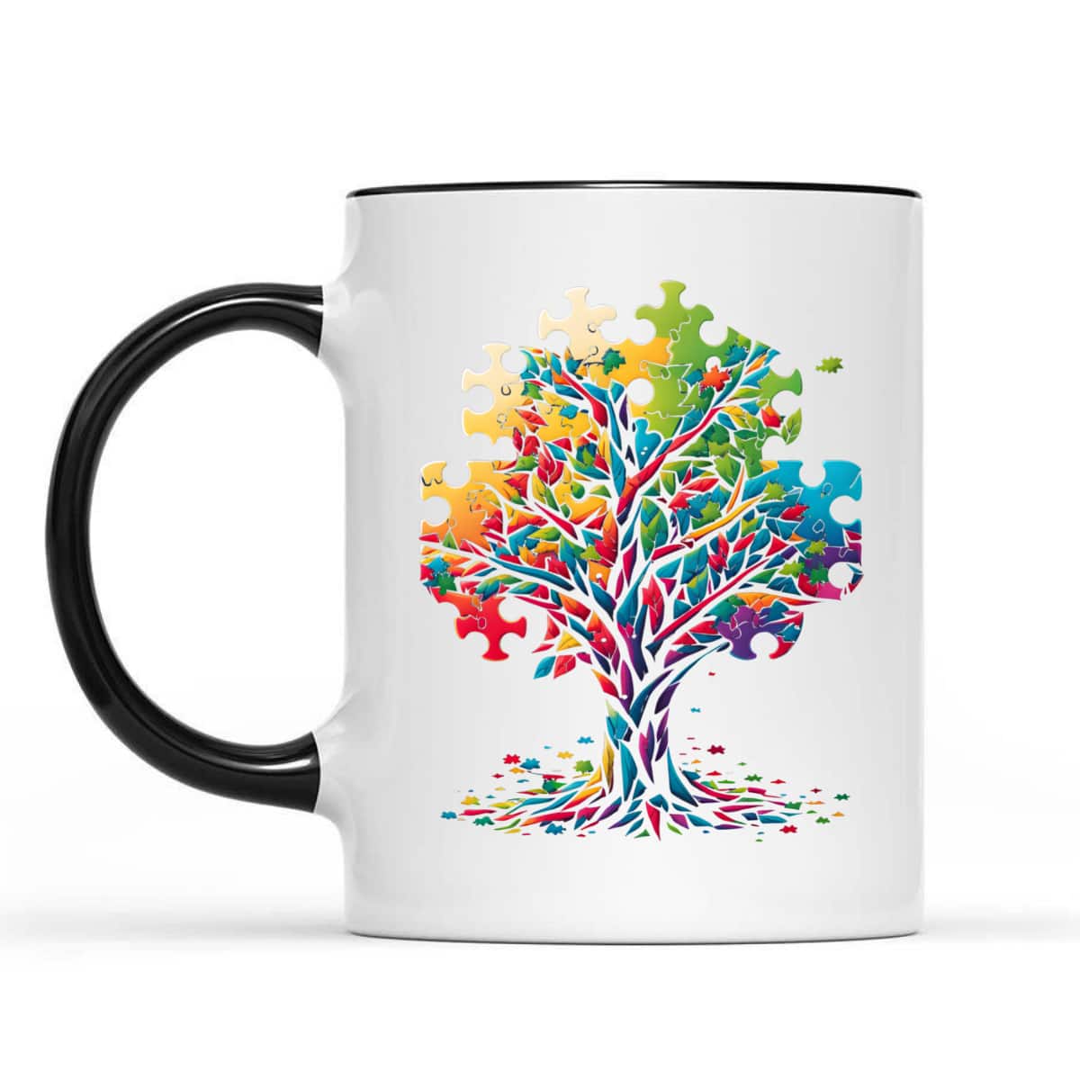 Neurodiversity Autism Awareness Colorful Tree Puzzle Pieces T-Shirt Neurodiversity Autism Awareness Colorful Tree Puzzle Pieces T-Shirt