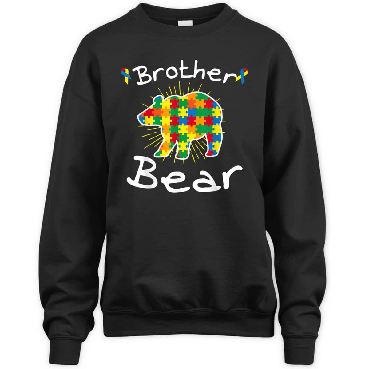 Brother Bear Puzzle Piece Cool Autism Awareness Gift T-Shirt Brother Bear Puzzle Piece Cool Autism Awareness Gift T-Shirt