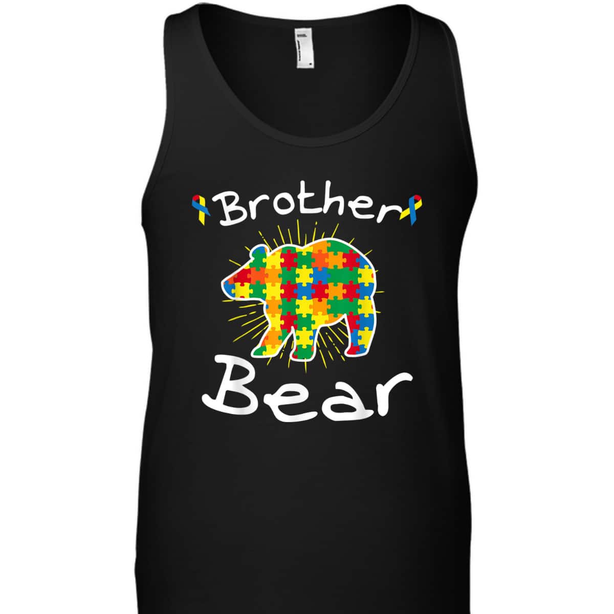 Brother Bear Puzzle Piece Cool Autism Awareness Gift T-Shirt Brother Bear Puzzle Piece Cool Autism Awareness Gift T-Shirt