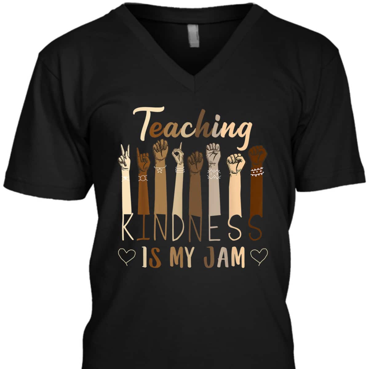Teaching Kindness Is My Jam Matters Language Inspirational T-Shirt Teaching Kindness Is My Jam Matters Language Inspirational T-Shirt