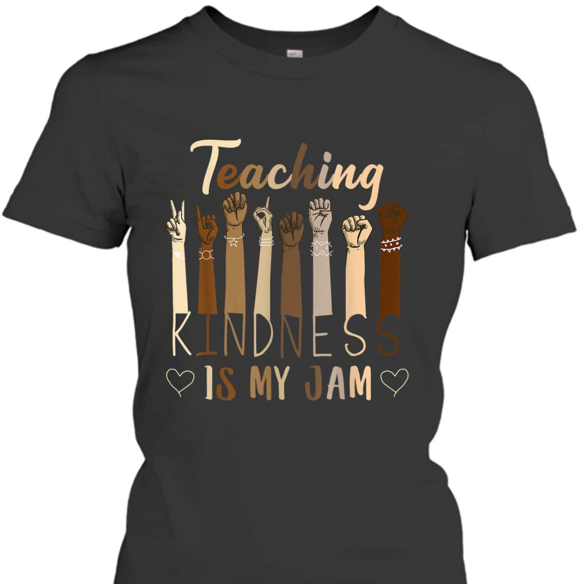 Teaching Kindness Is My Jam Matters Language Inspirational T-Shirt Teaching Kindness Is My Jam Matters Language Inspirational T-Shirt
