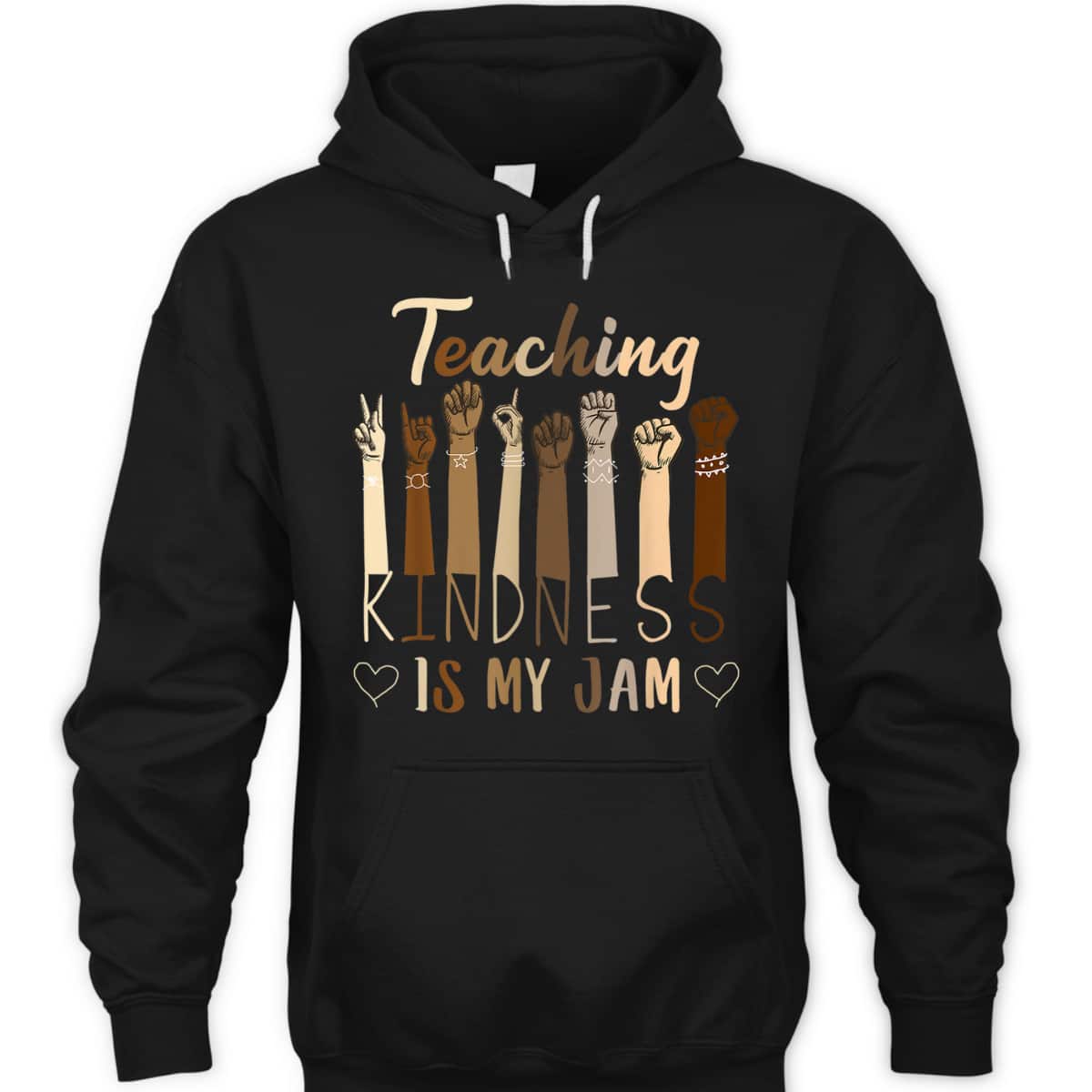 Teaching Kindness Is My Jam Matters Language Inspirational T-Shirt
