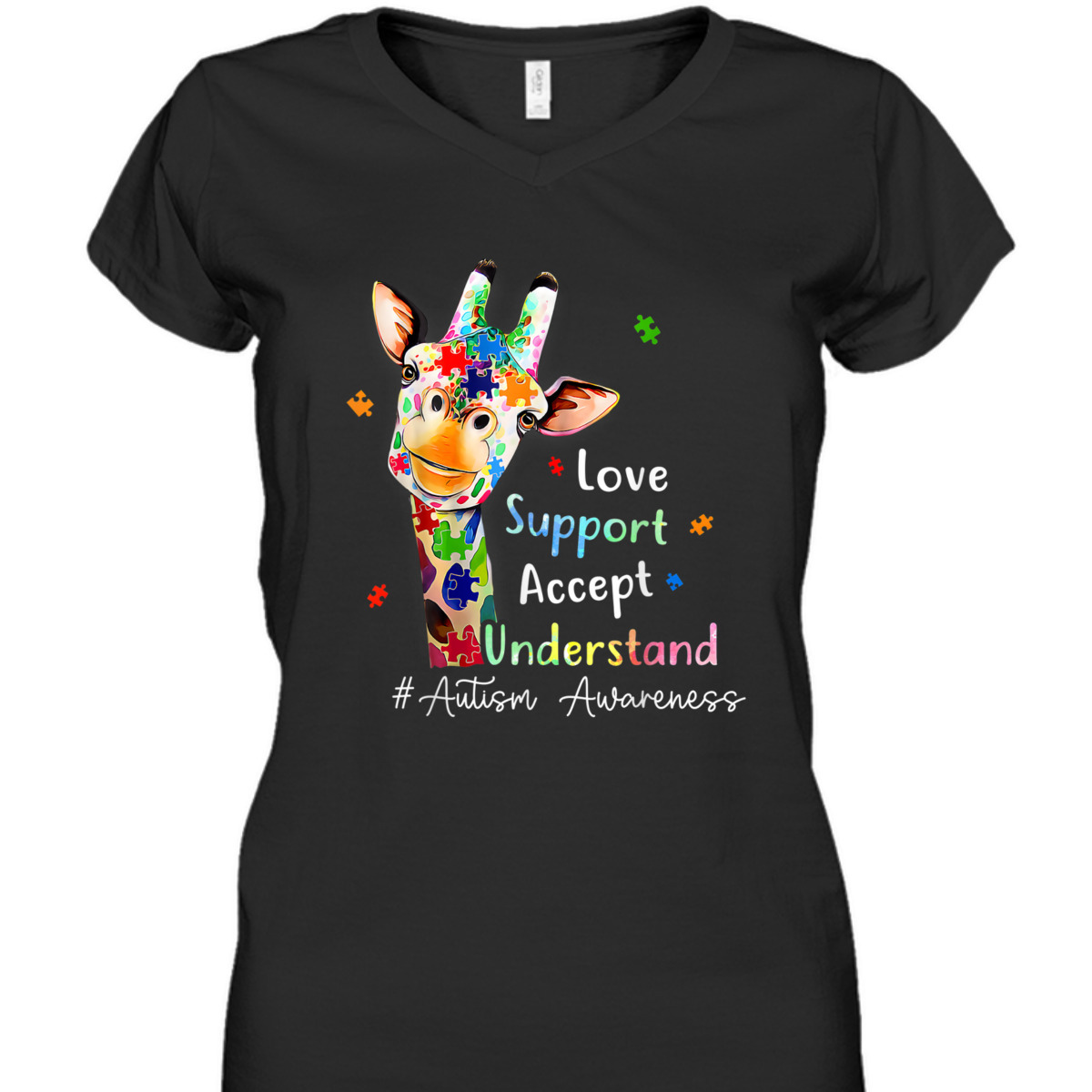 Autism Love Support Accept Understand Autism Awareness T-Shirt Autism Love Support Accept Understand Autism Awareness T-Shirt