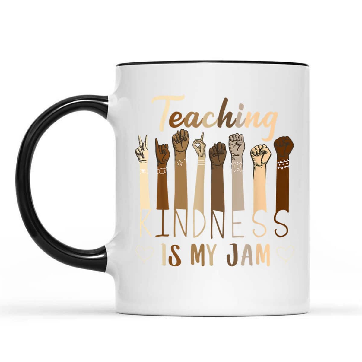 Teaching Kindness Is My Jam Matters Language Inspirational T-Shirt
