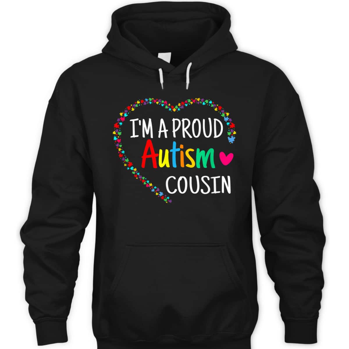 I'm A Proud Autism Cousin Men Boys Gifts Autism Awareness T-Shirt