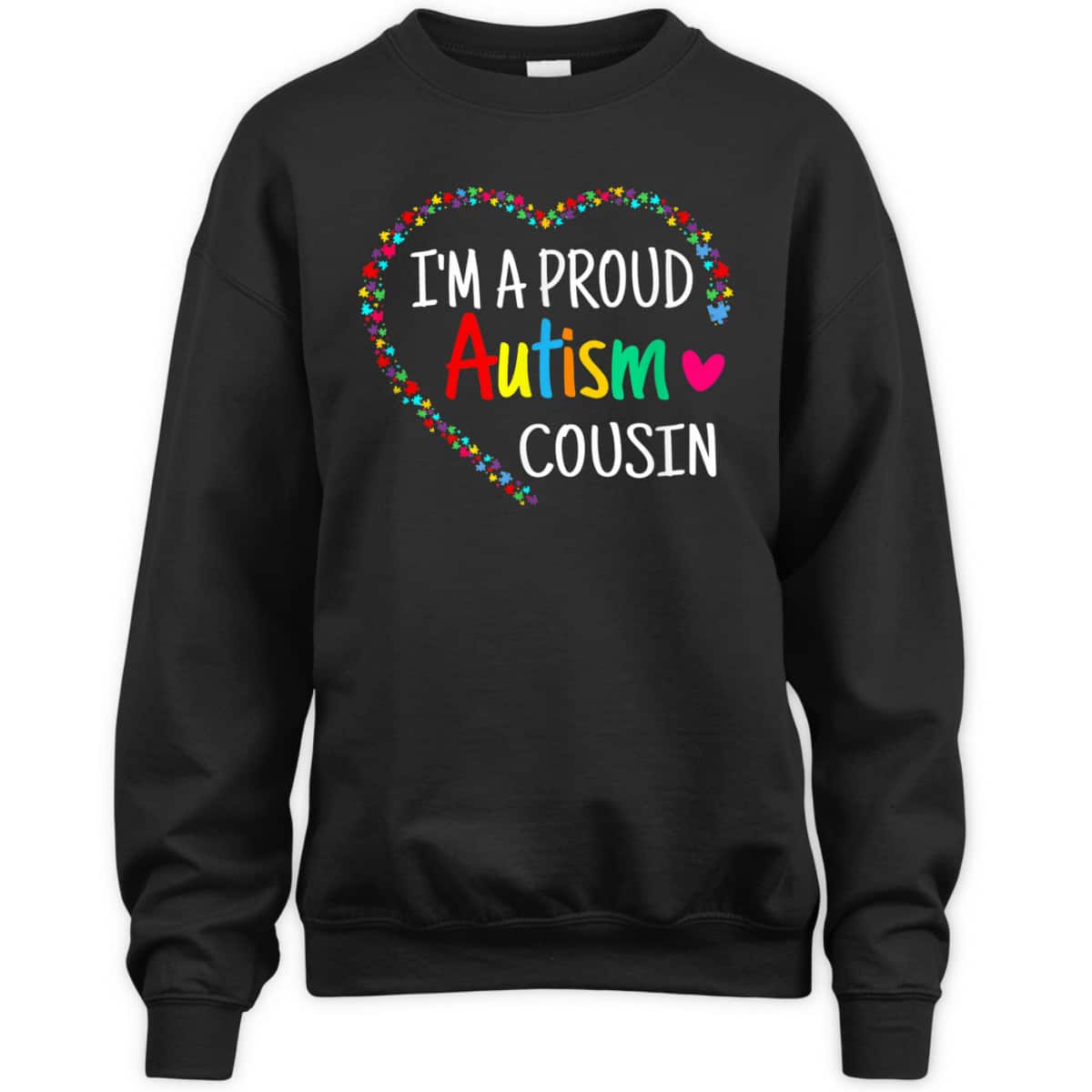 I'm A Proud Autism Cousin Men Boys Gifts Autism Awareness T-Shirt