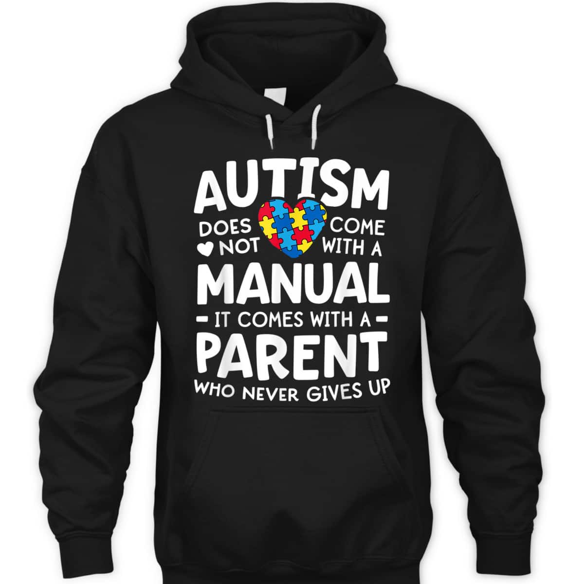Autism Awareness Parent Never Gives Up T-Shirt