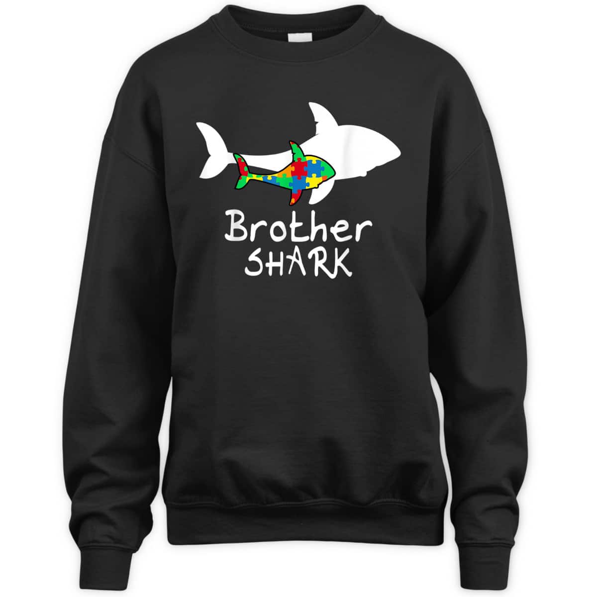 Brother Shark Puzzle Piece Cool Autism Awareness Gift T-Shirt Brother Shark Puzzle Piece Cool Autism Awareness Gift T-Shirt