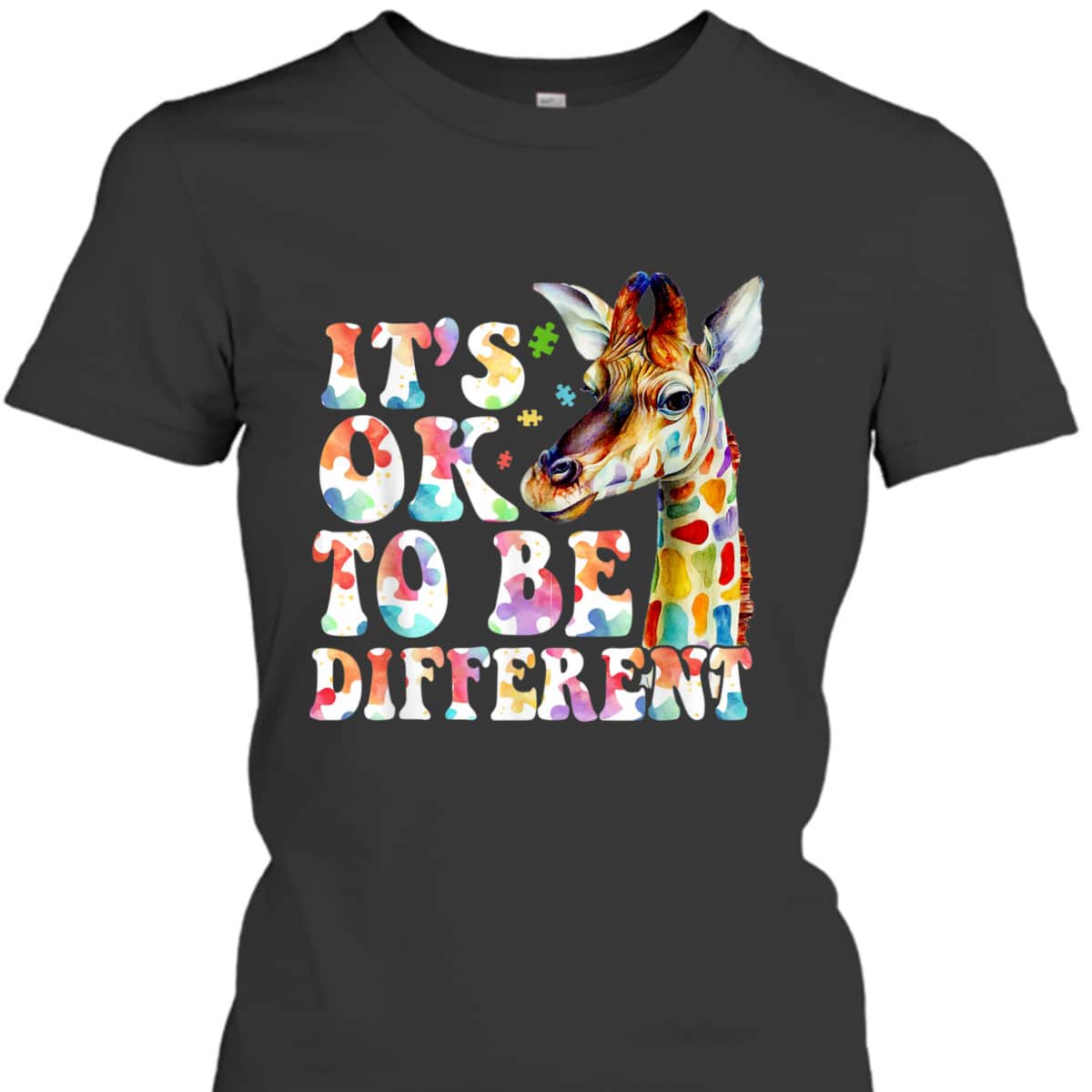 Autism Awareness Acceptance Groovy Its Ok To Be Different T-Shirt Autism Awareness Acceptance Groovy Its Ok To Be Different T-Shirt
