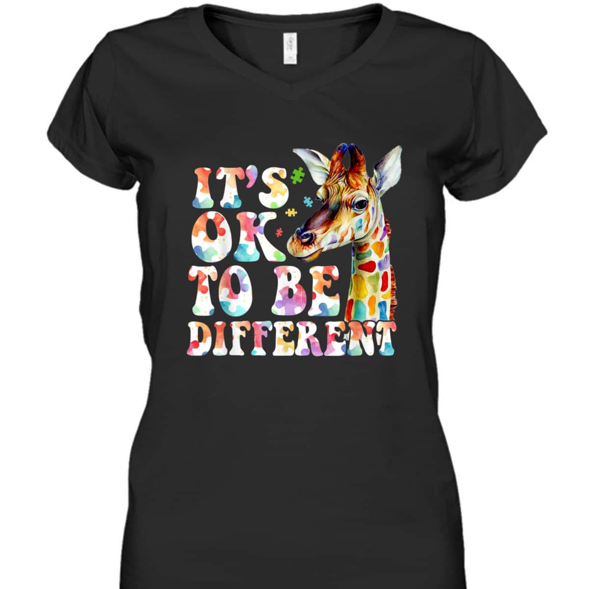 Autism Awareness Acceptance Groovy Its Ok To Be Different T-Shirt Autism Awareness Acceptance Groovy Its Ok To Be Different T-Shirt