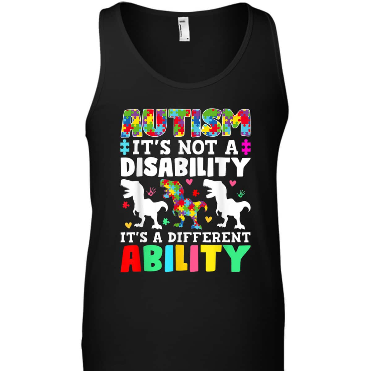 Autism Is Not A Disability It's A Different Ability Autism T-Shirt Autism Is Not A Disability It's A Different Ability Autism T-Shirt