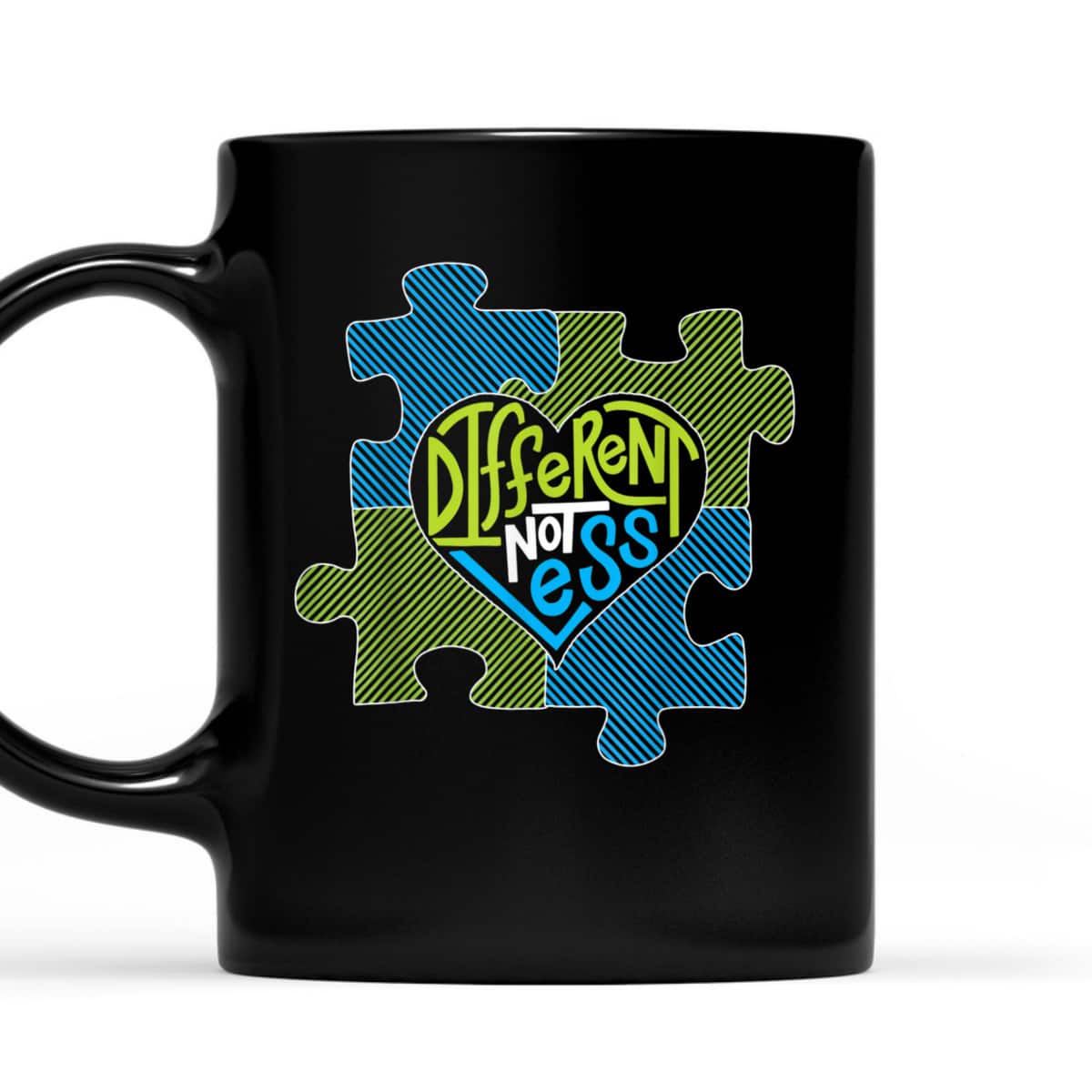 Different Not Less - Autism Puzzle Piece T-Shirt