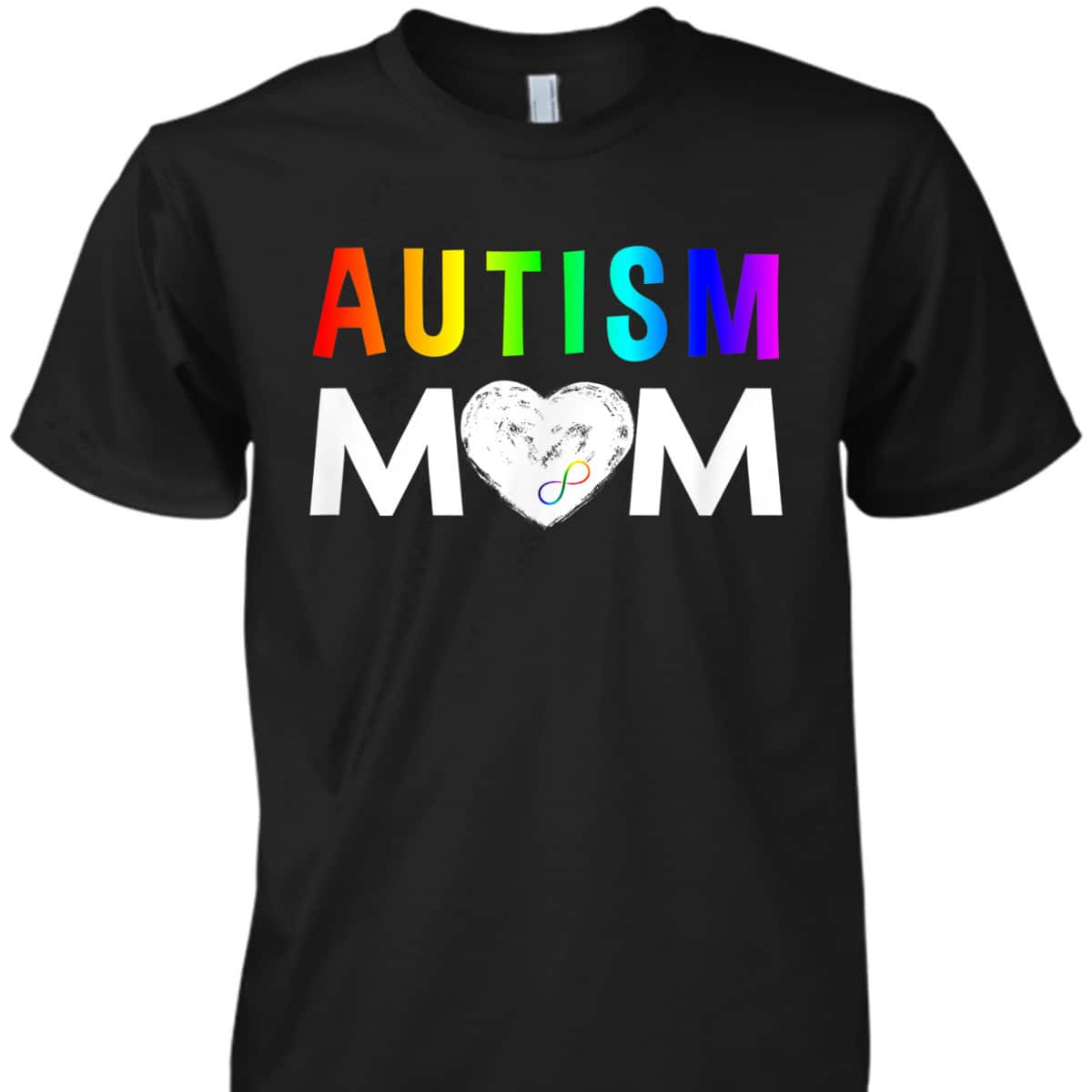 Autism Mom - Red Instead Infinity T-Shirt
