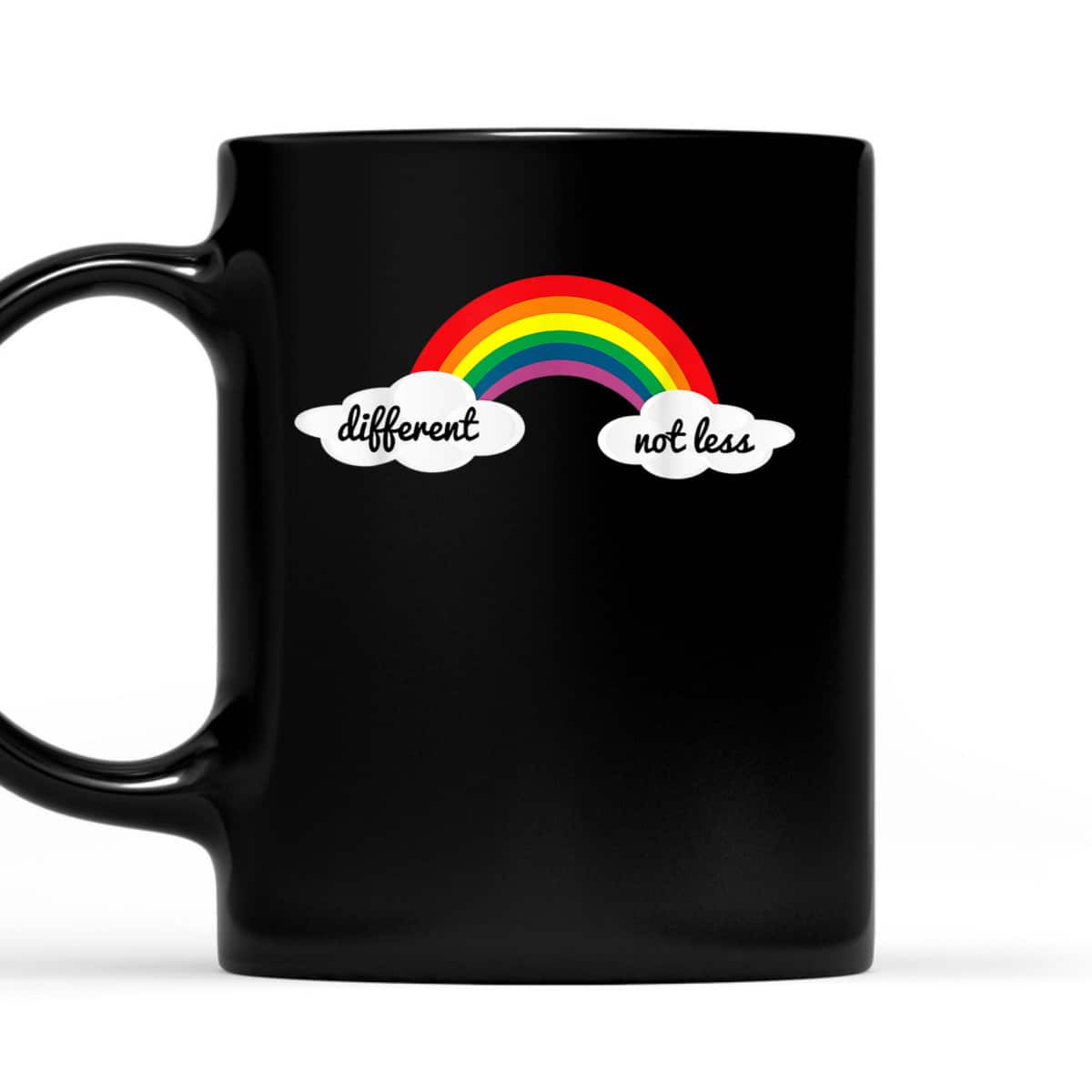 Different Not Less Autism Awareness Month Rainbow T-Shirt Different Not Less Autism Awareness Month Rainbow T-Shirt