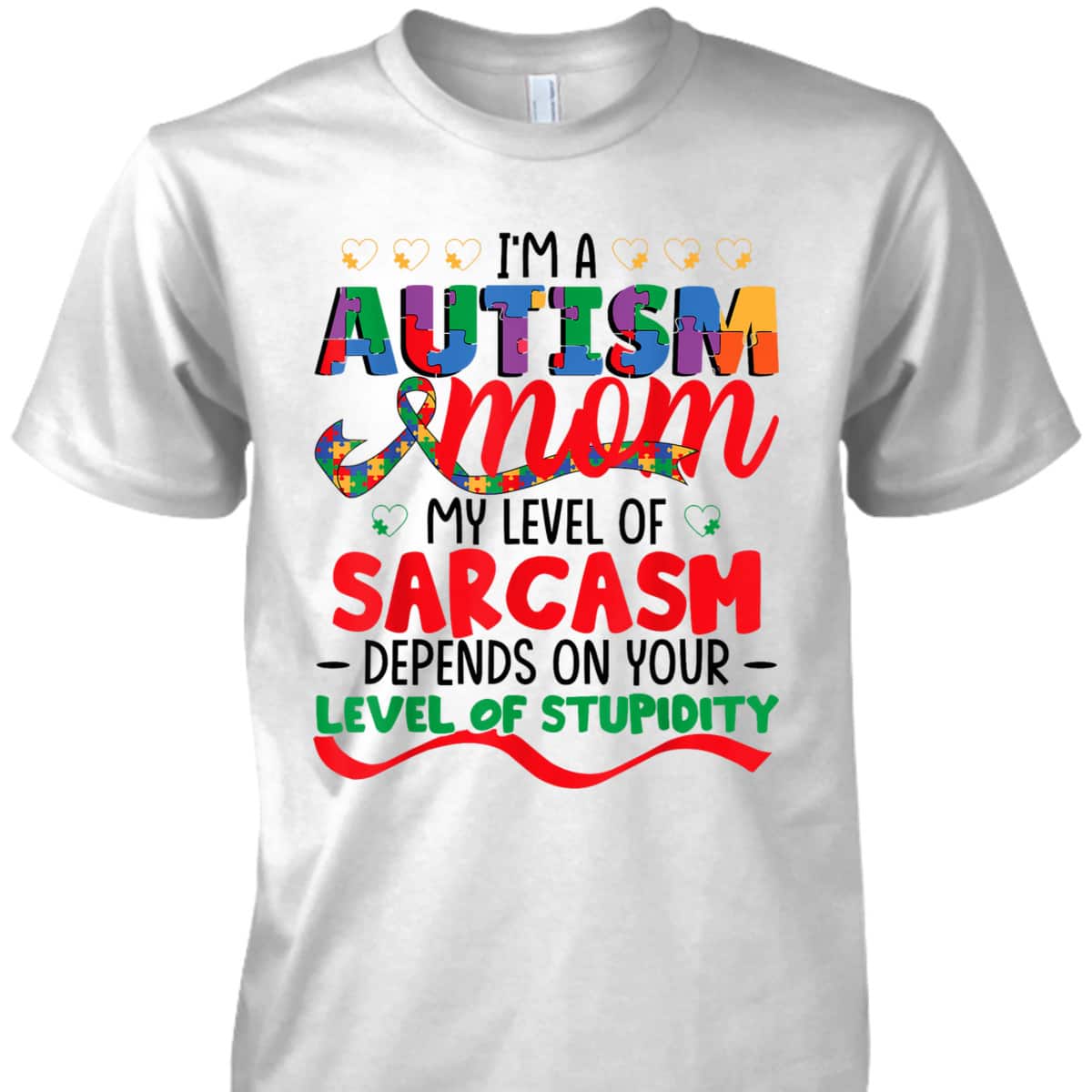 Autism Awareness Women Mom Autism T-Shirt