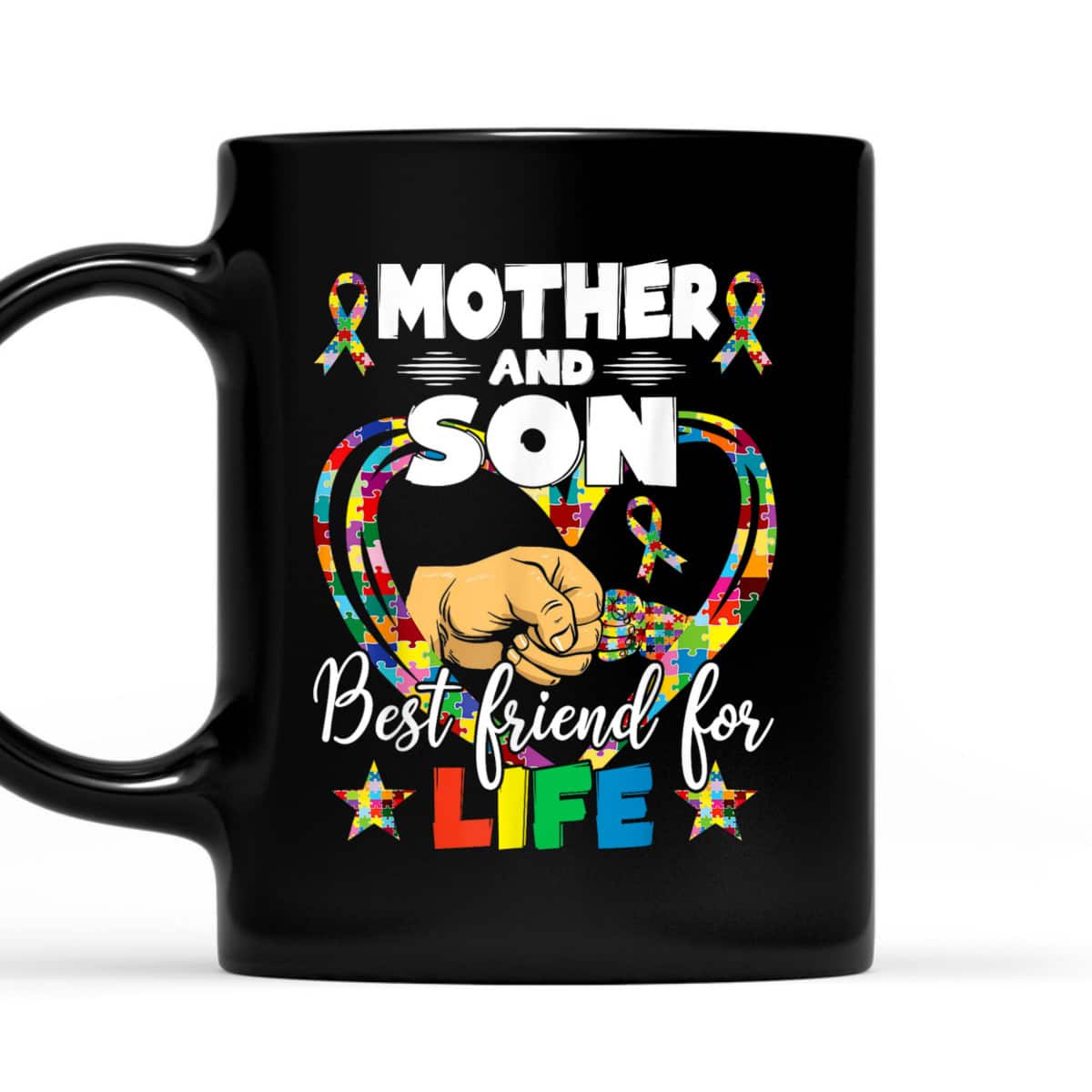 Supportive Women Autism Awareness Mother And Son T-Shirt Supportive Women Autism Awareness Mother And Son T-Shirt