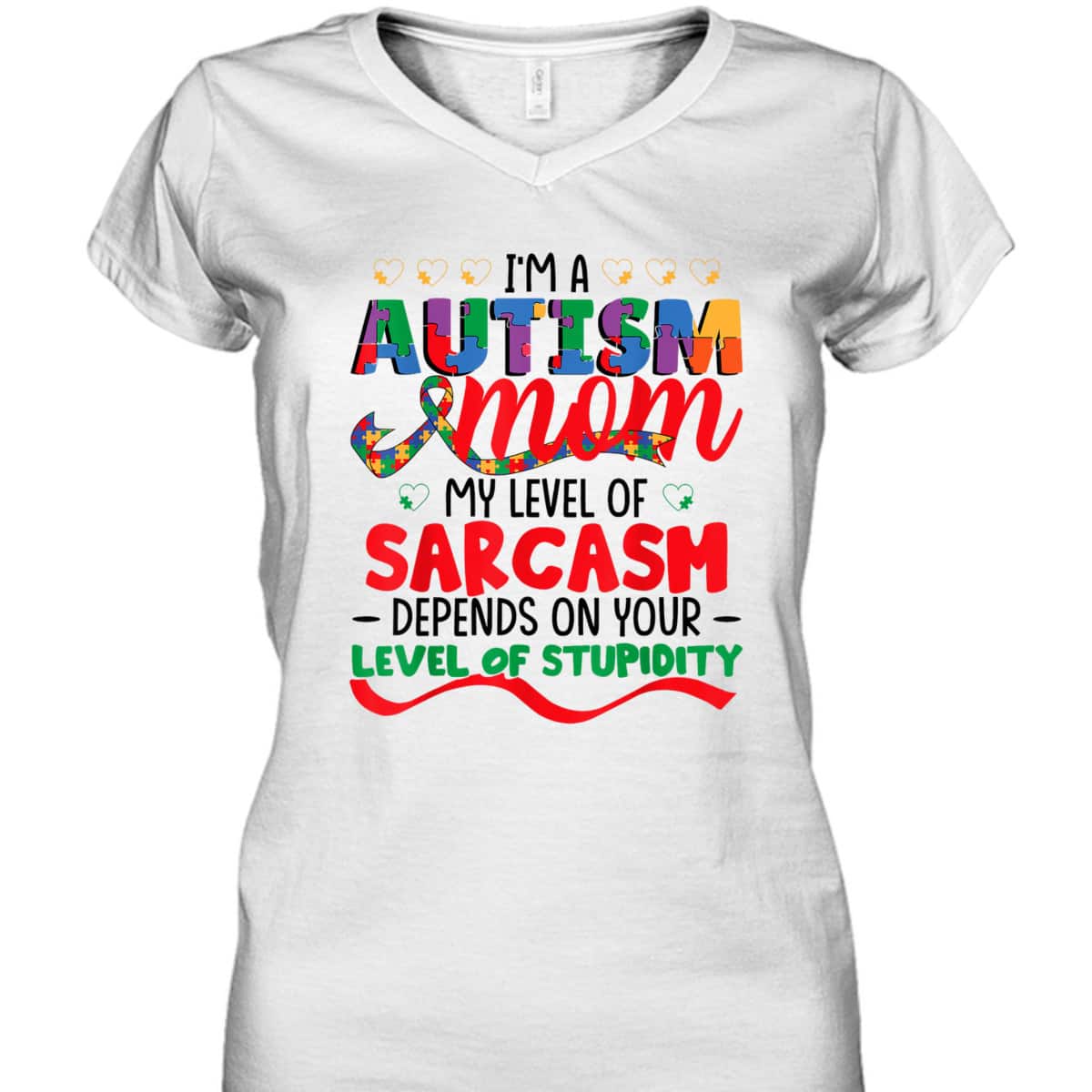 Autism Awareness Women Mom Autism T-Shirt
