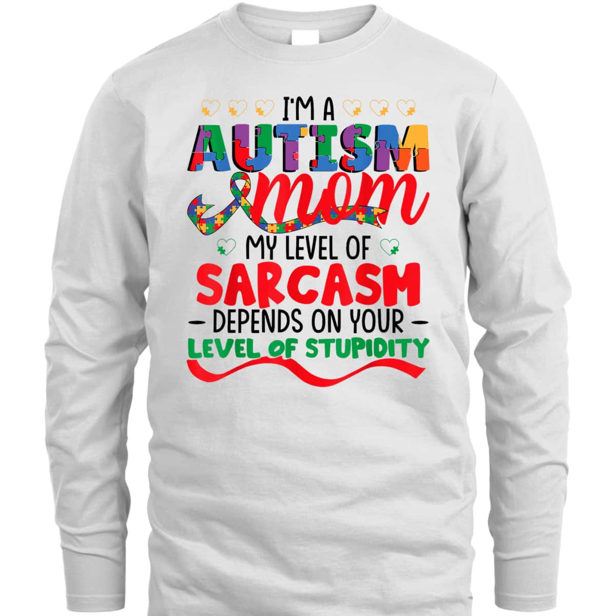 Autism Awareness Women Mom Autism T-Shirt