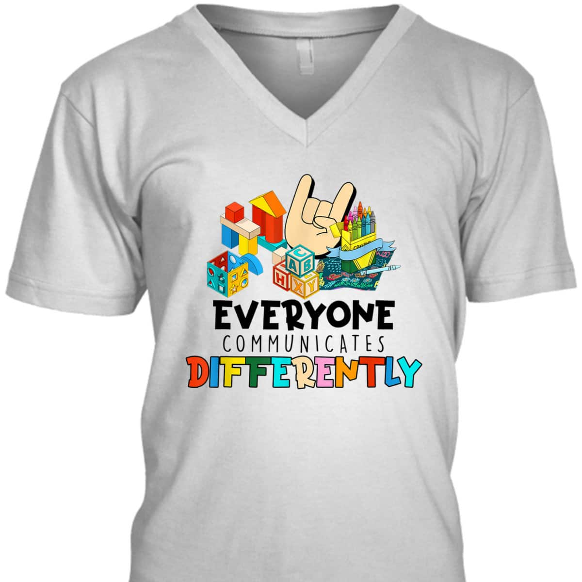 Everyone Communicates Differently Autism Special Education T-Shirt Everyone Communicates Differently Autism Special Education T-Shirt