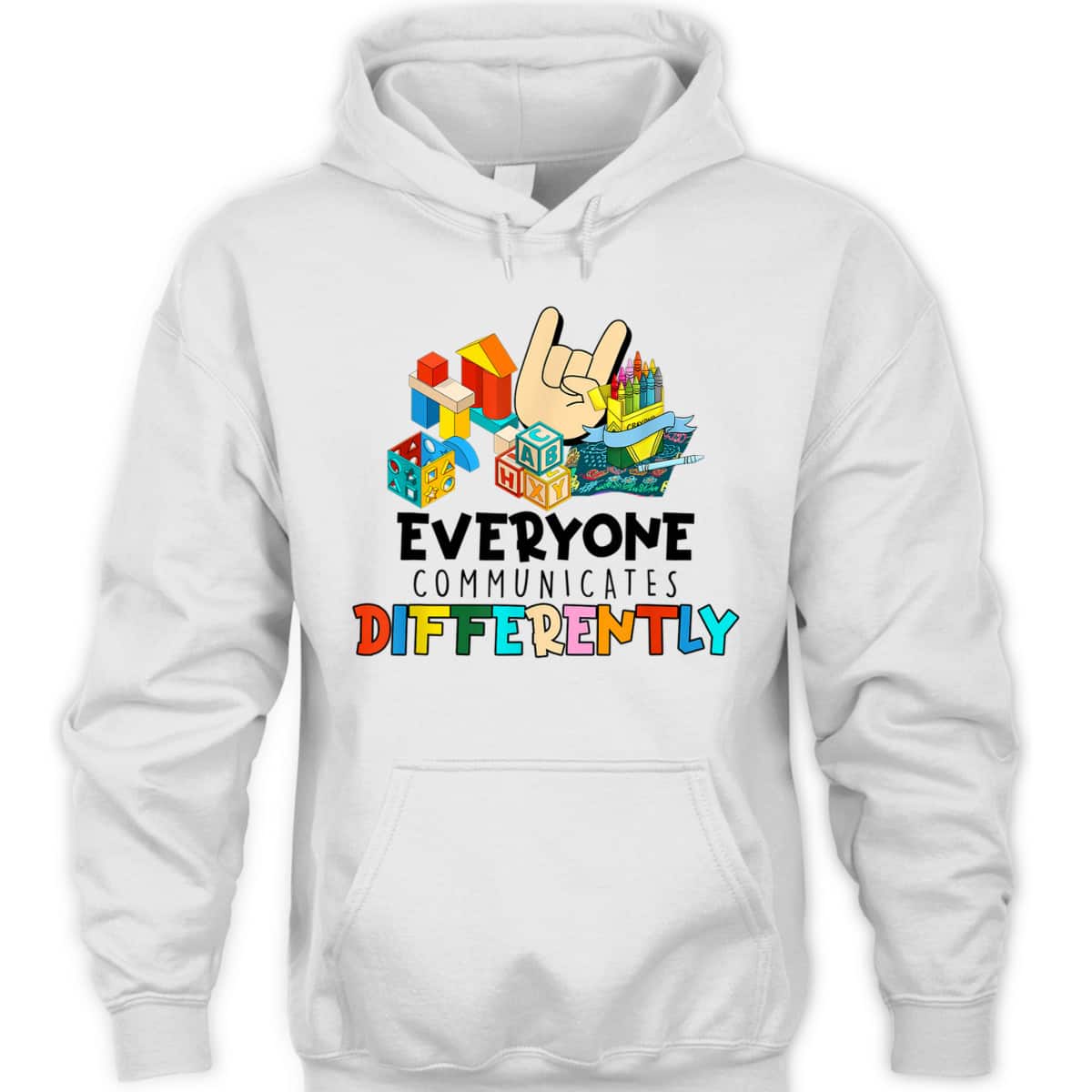Everyone Communicates Differently Autism Special Education T-Shirt