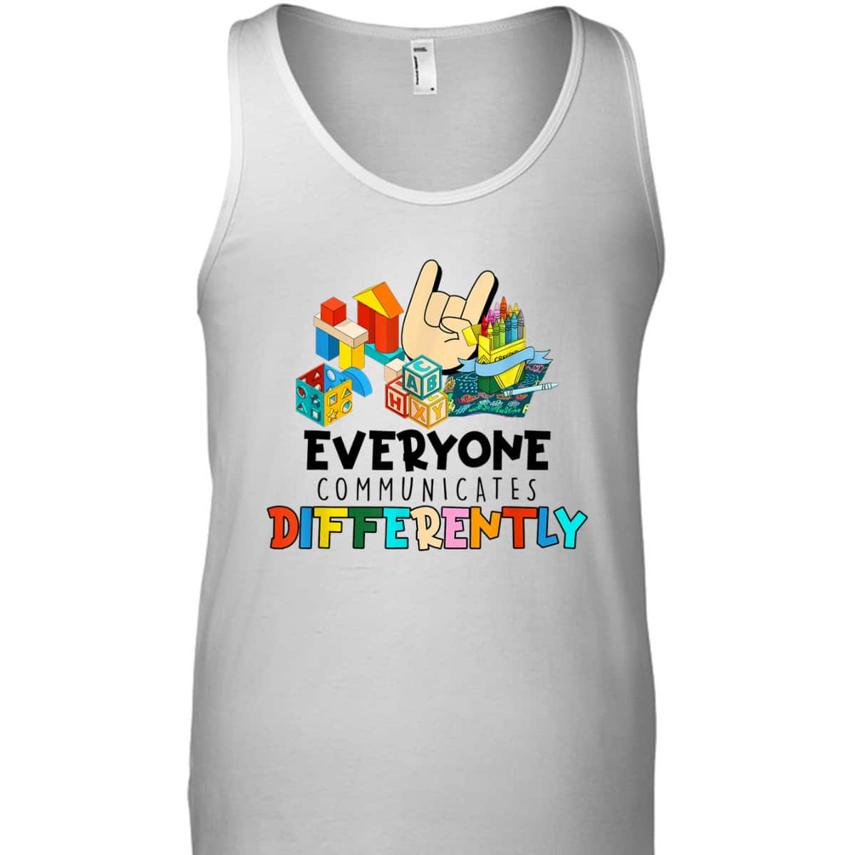Everyone Communicates Differently Autism Special Education T-Shirt Everyone Communicates Differently Autism Special Education T-Shirt