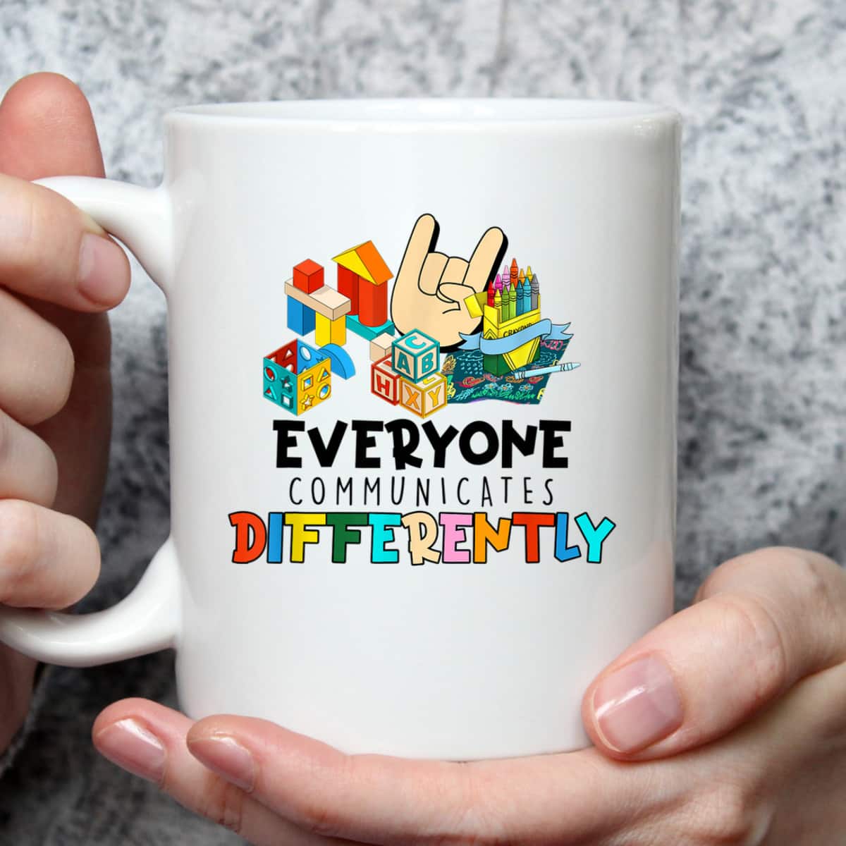 Everyone Communicates Differently Autism Special Education T-Shirt