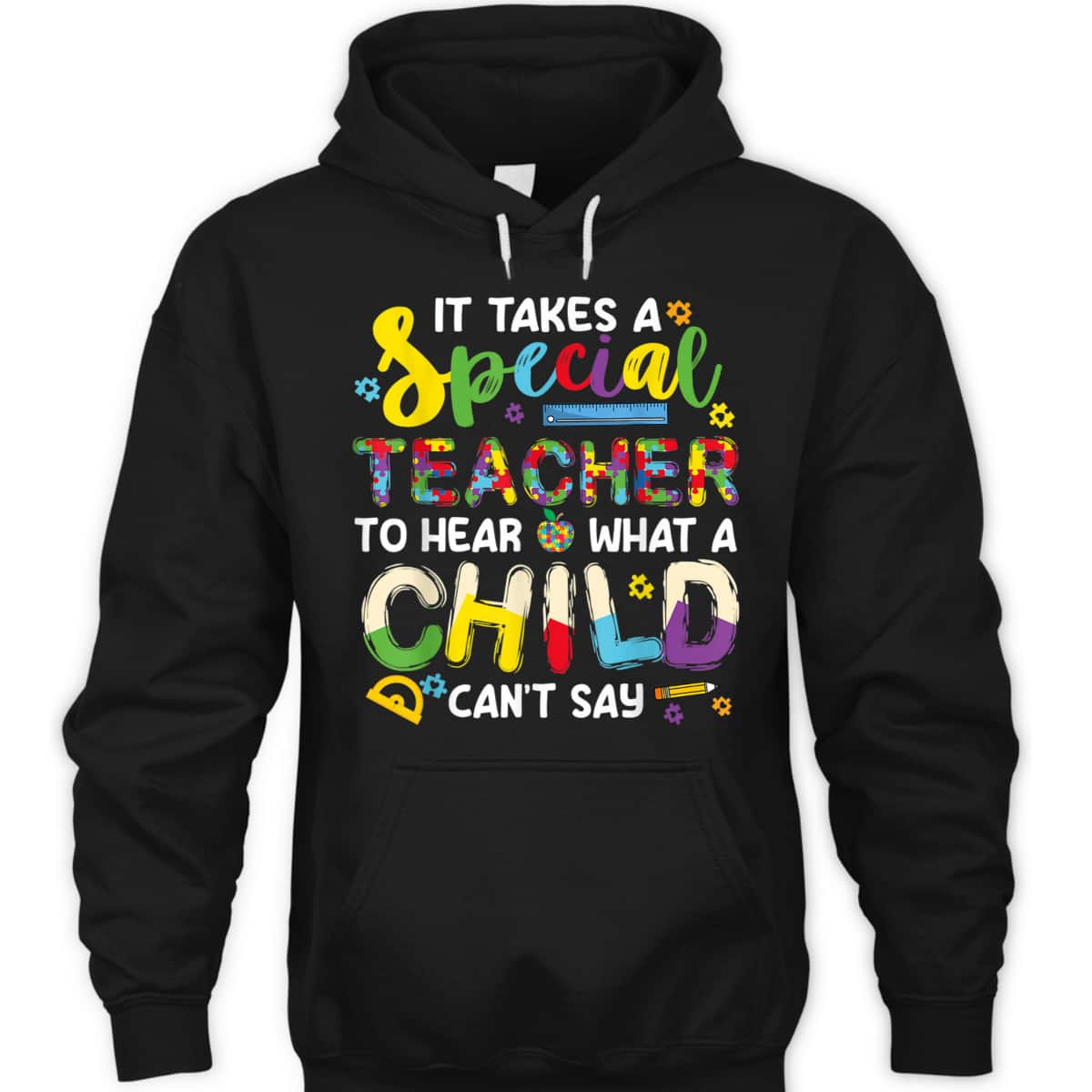 Autism Awareness Teachers It Takes A Special Teacher T-Shirt