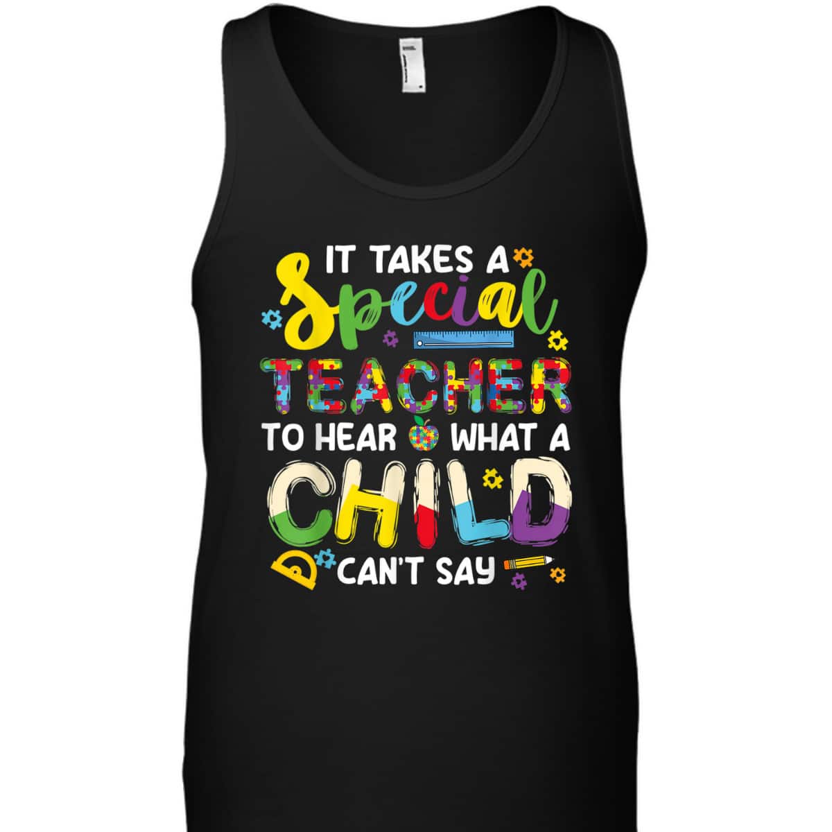 Autism Awareness Teachers It Takes A Special Teacher T-Shirt