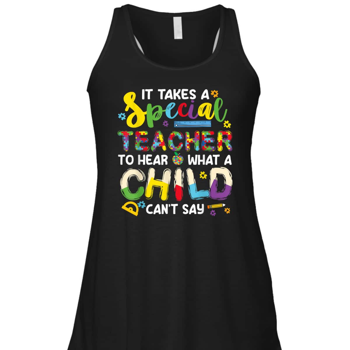 Autism Awareness Teachers It Takes A Special Teacher T-Shirt