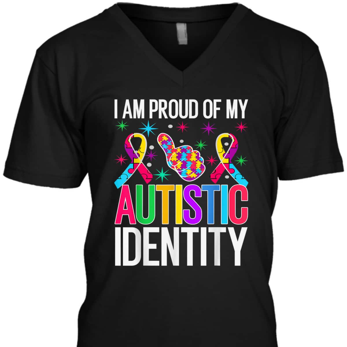 I Am Proud Of My Autistic Identity, Autism Awareness T-Shirt I Am Proud Of My Autistic Identity, Autism Awareness T-Shirt