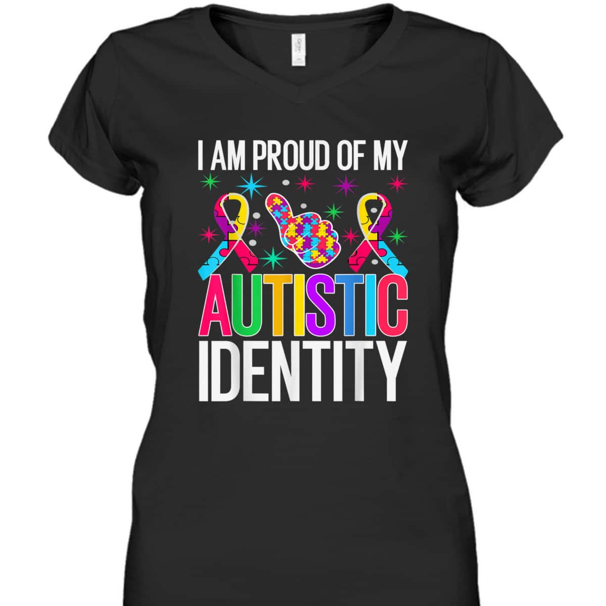 I Am Proud Of My Autistic Identity, Autism Awareness T-Shirt I Am Proud Of My Autistic Identity, Autism Awareness T-Shirt
