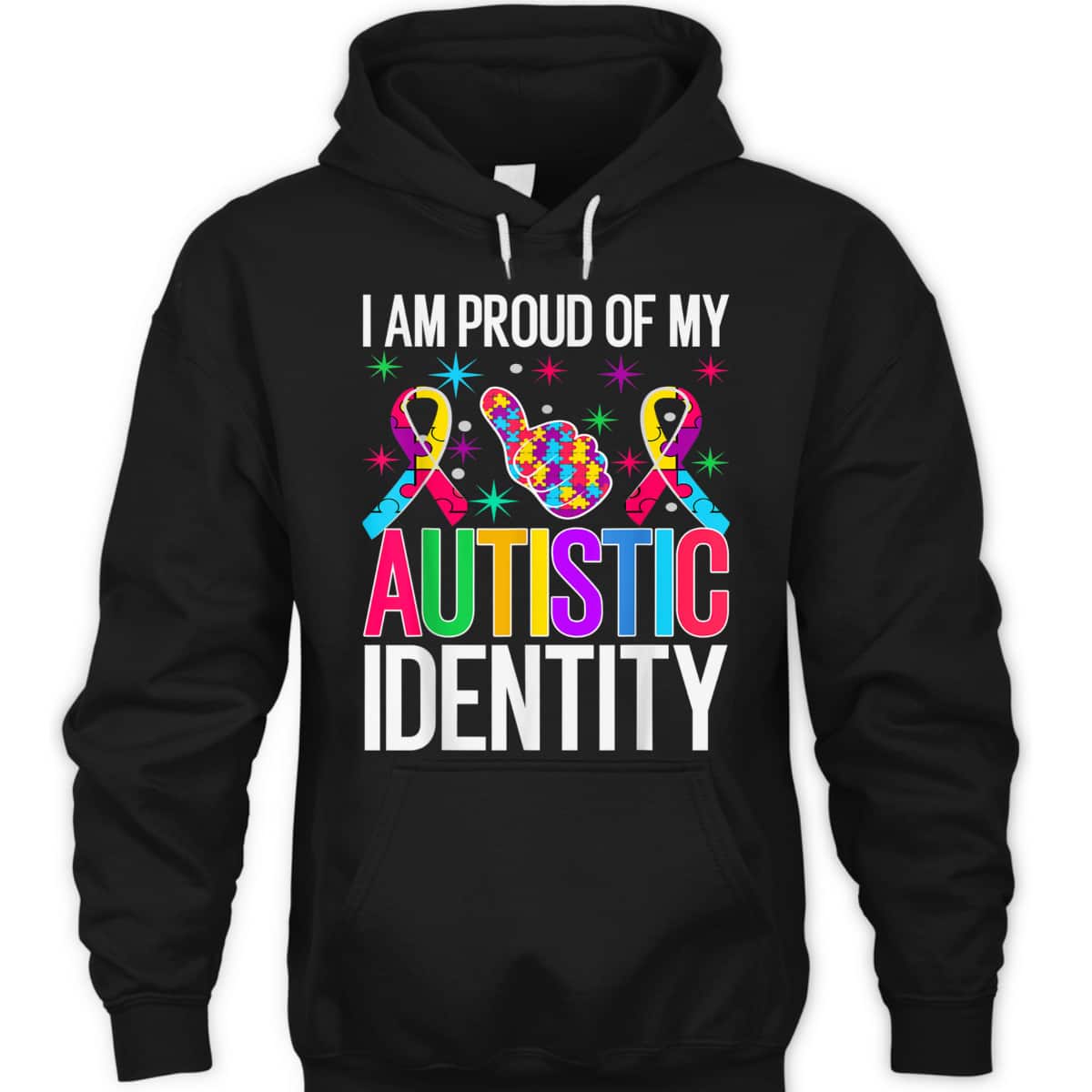 I Am Proud Of My Autistic Identity, Autism Awareness T-Shirt