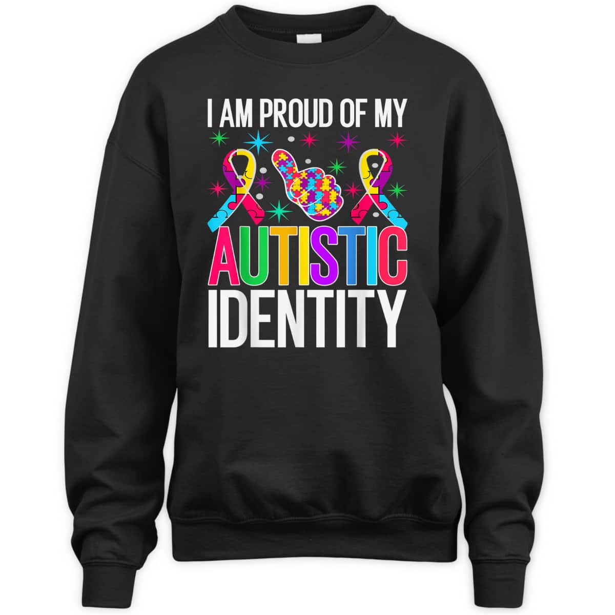 I Am Proud Of My Autistic Identity, Autism Awareness T-Shirt